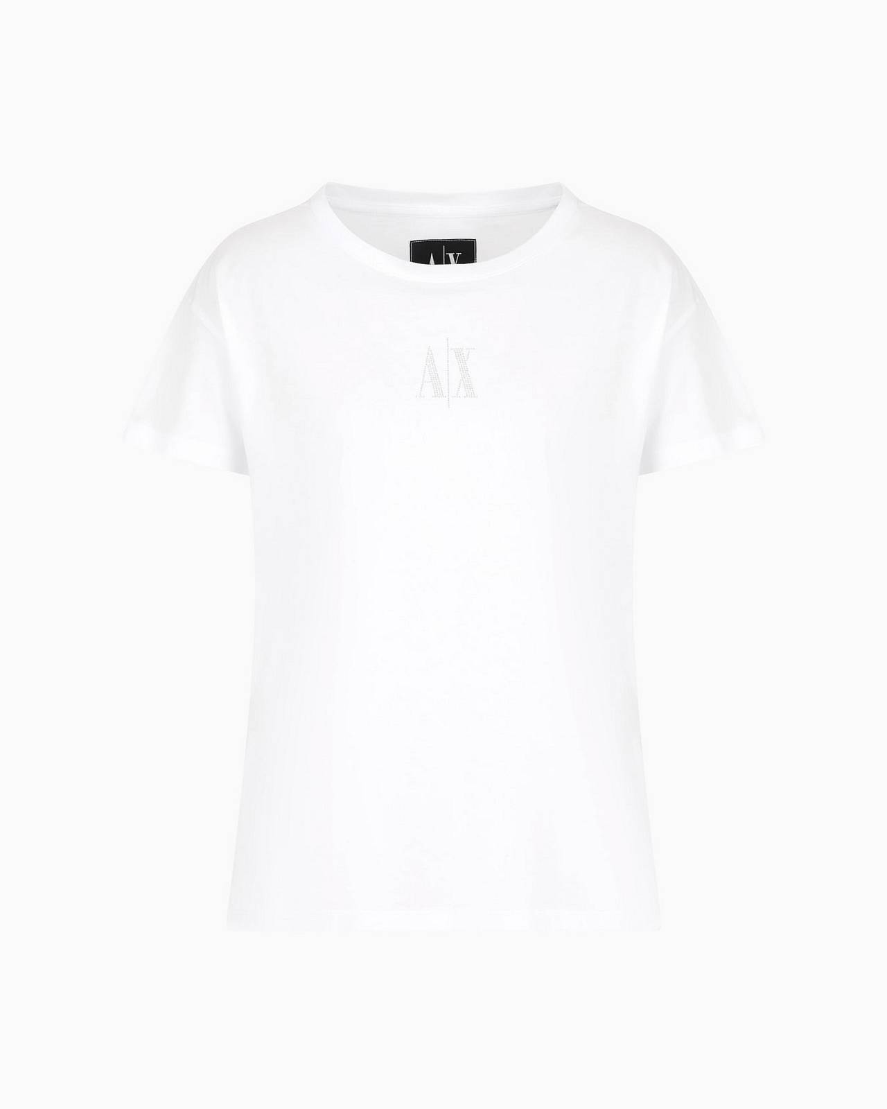 ARMANI EXCHANGE T-shirt Woman white Photo 1