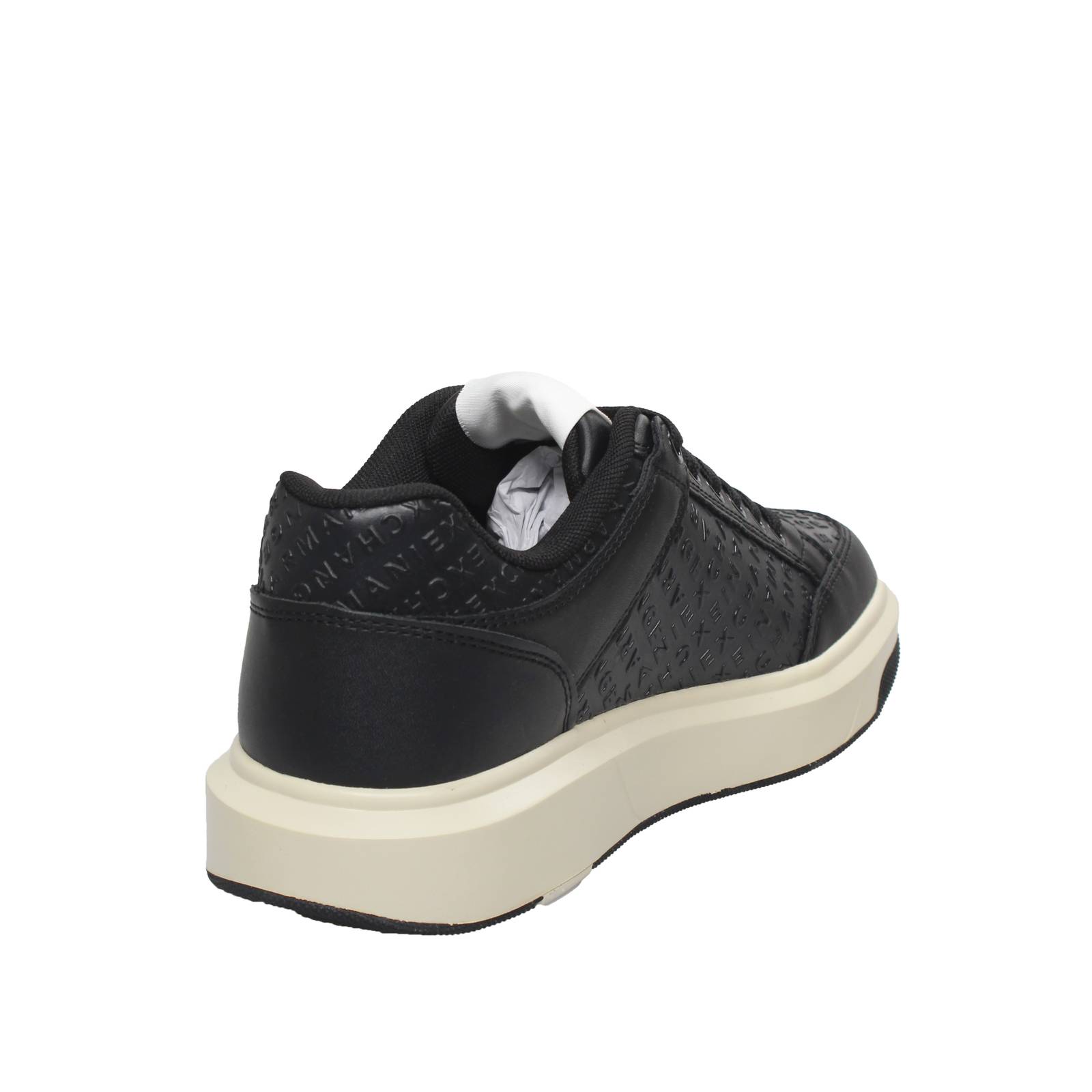 ARMANI EXCHANGE Oversize-Sneakers aus Leder Herren schwarz Foto 4