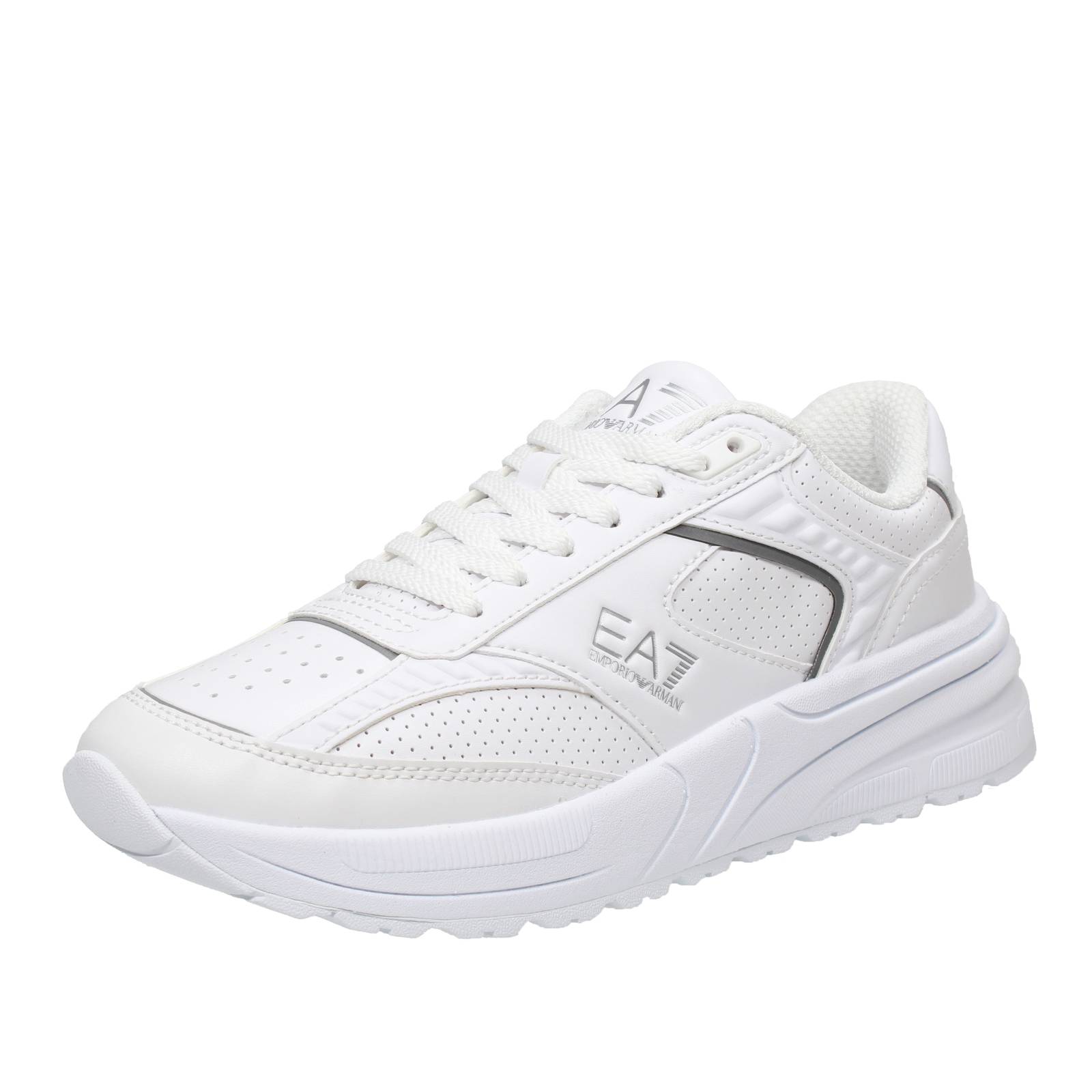 EA7 EMPORIO ARMANI Carter Training Casual - Sneakers à semelle surélevée Homme blanc
