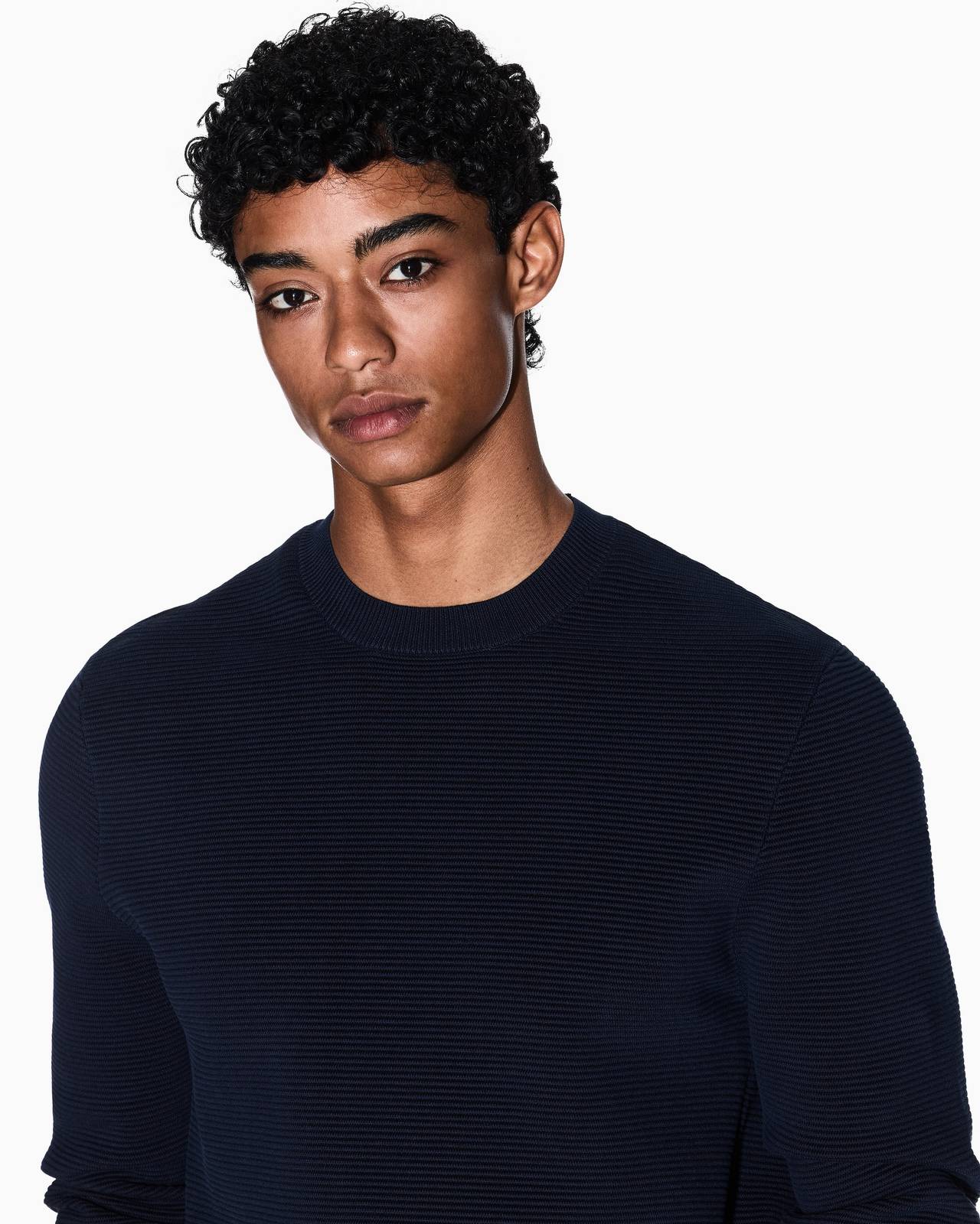 ARMANI EXCHANGE Jersey Homme bleu Photo 4