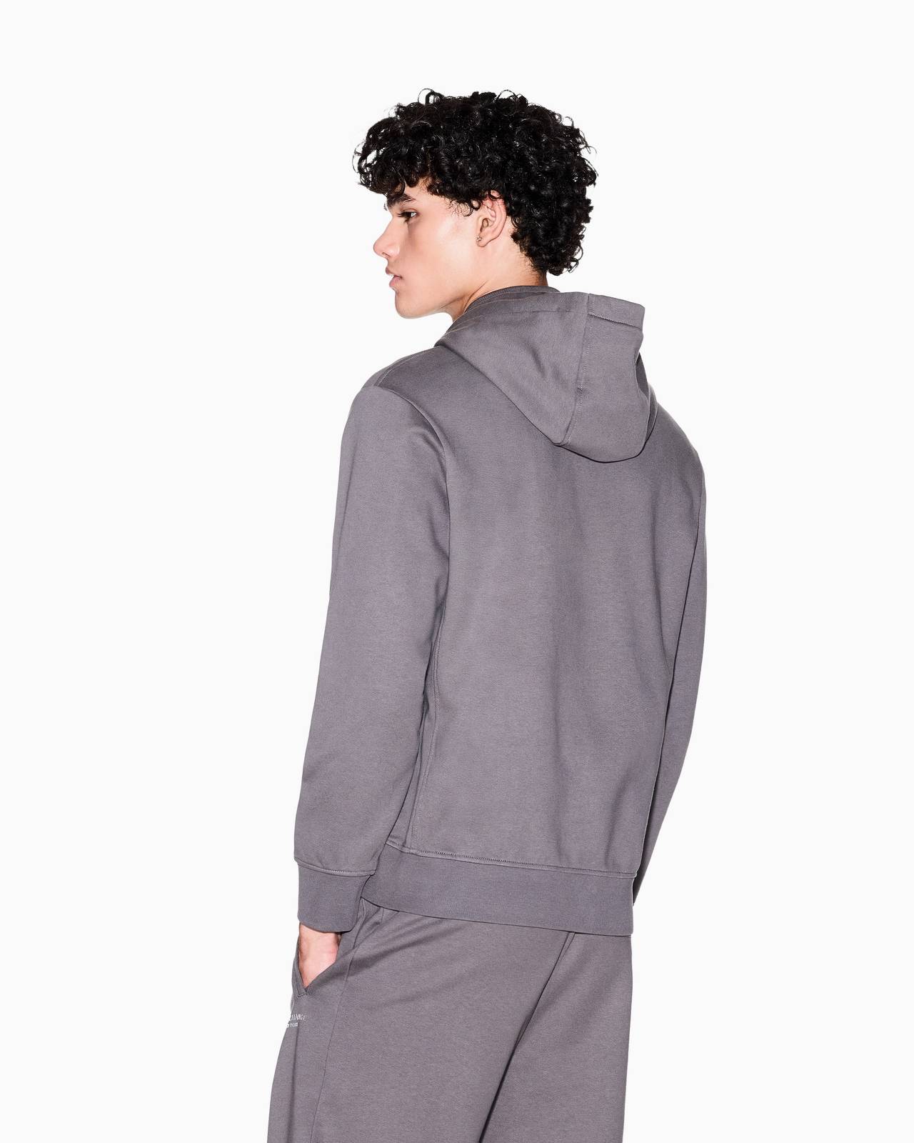 ARMANI EXCHANGE Icon Ful Zip Hoodie Homme gris Photo 3