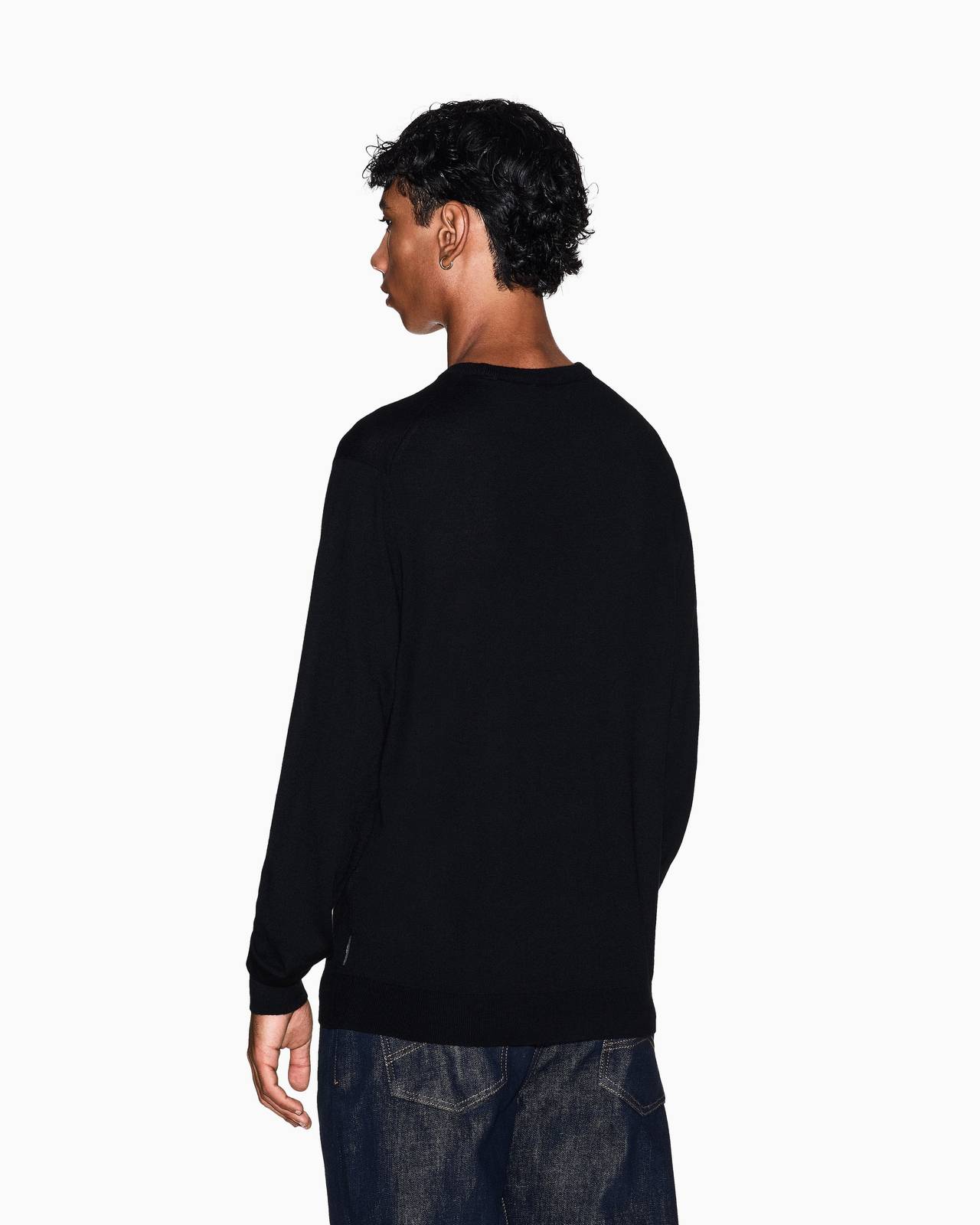 ARMANI EXCHANGE Jersey Homme noir Photo 3