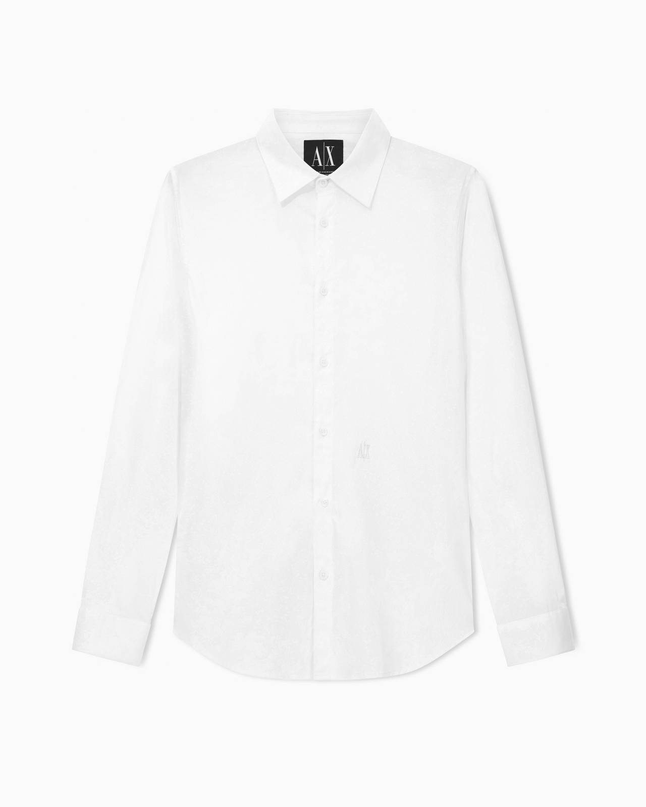 ARMANI EXCHANGE Shirt regular unita Uomo bianco