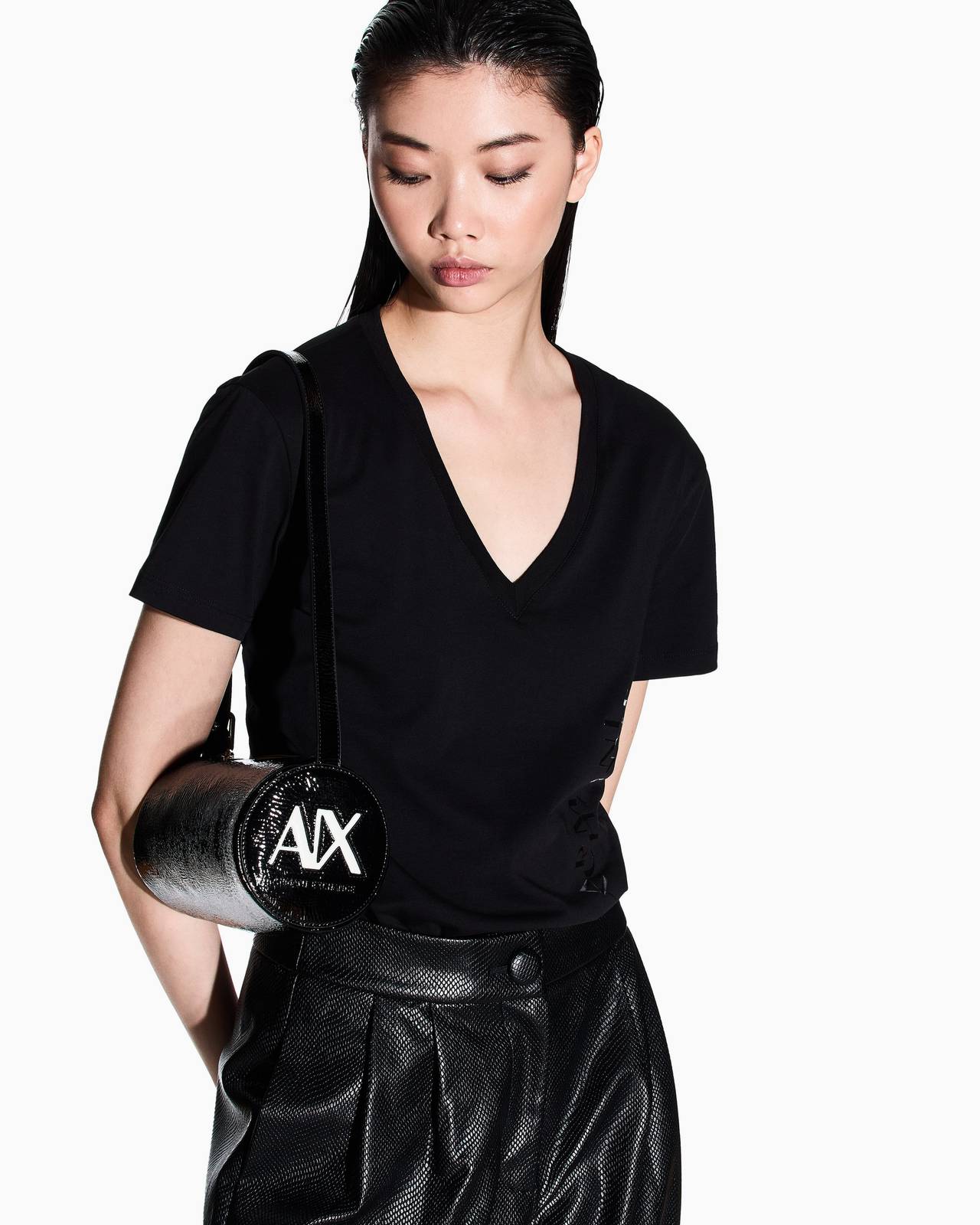 ARMANI EXCHANGE mini sac Femme noir Photo 3