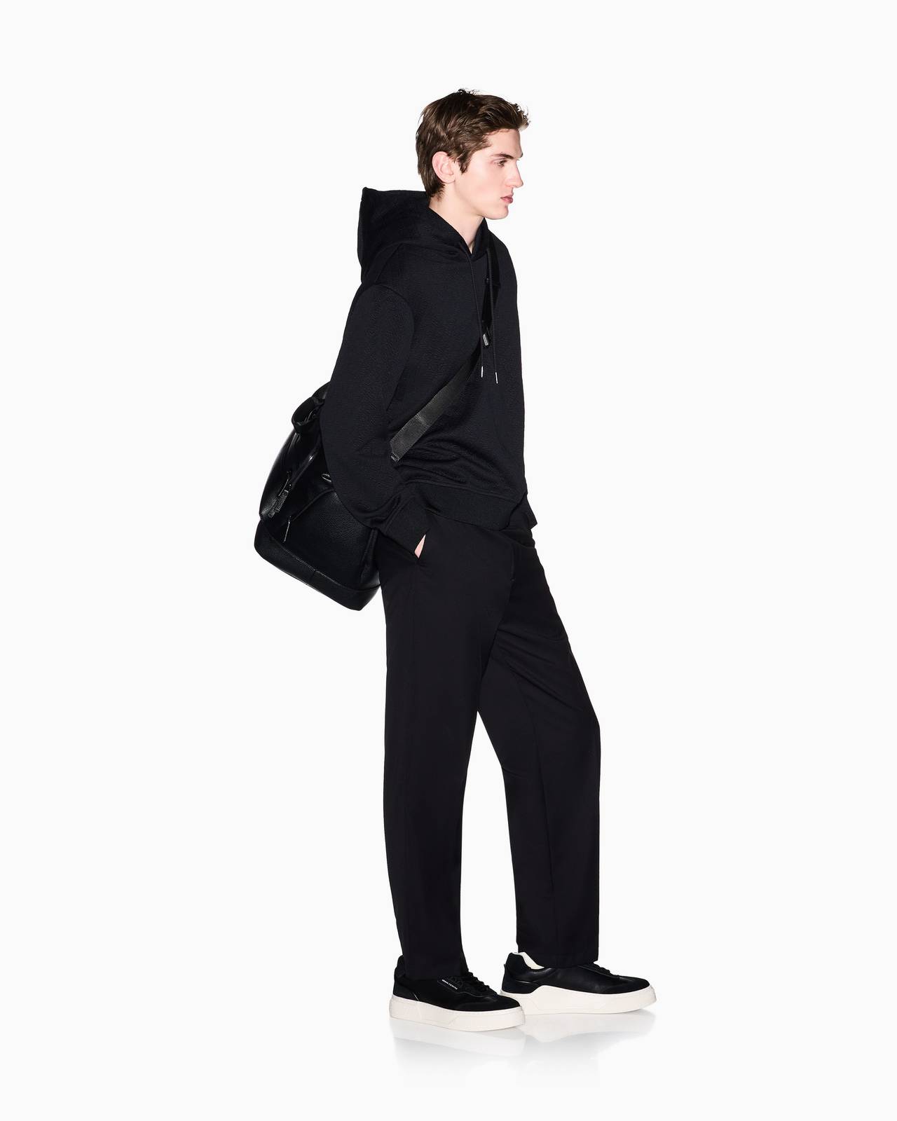 ARMANI EXCHANGE sweat-shirt Homme noir Photo 4
