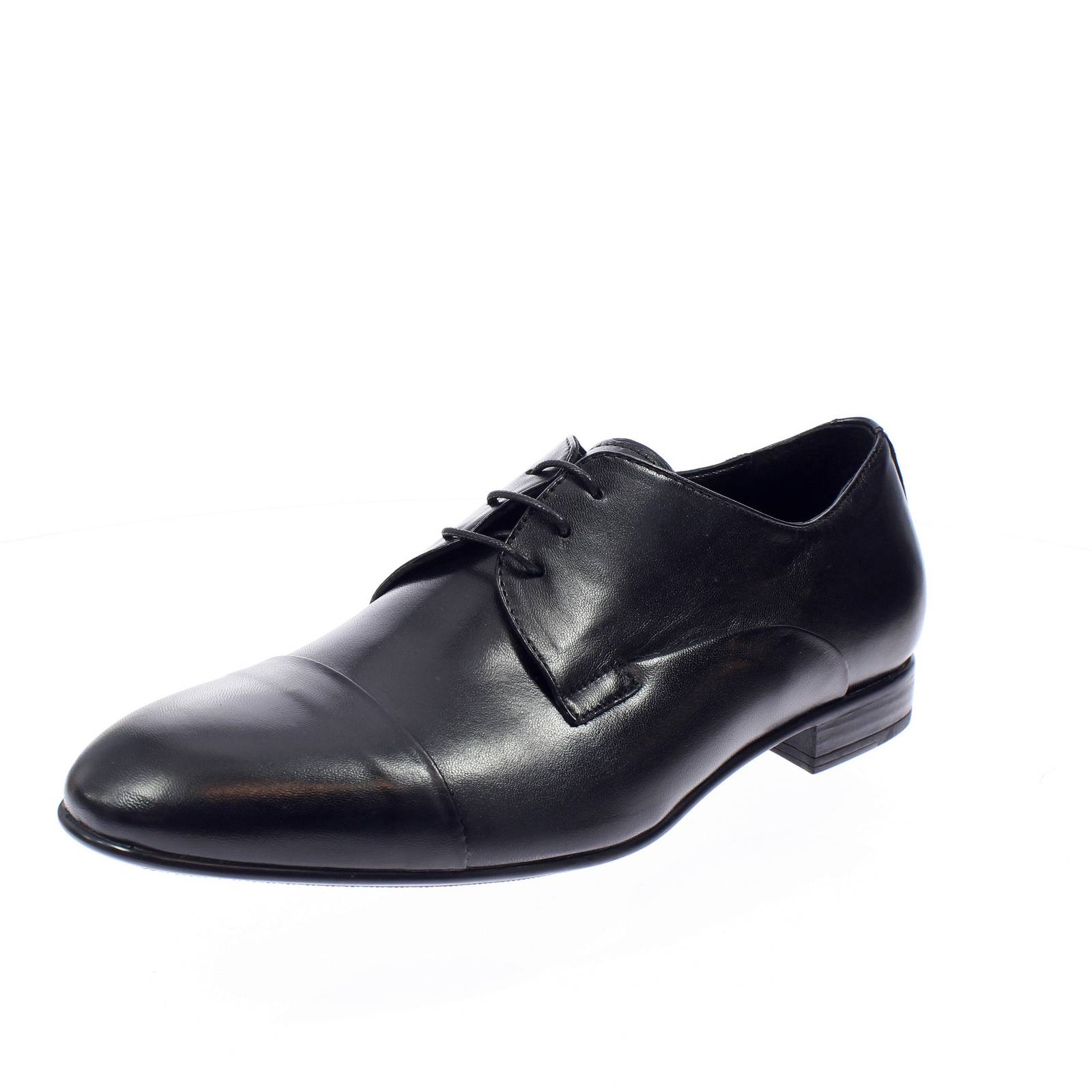 REFEEL Stringate Derby in Pelle Uomo nero