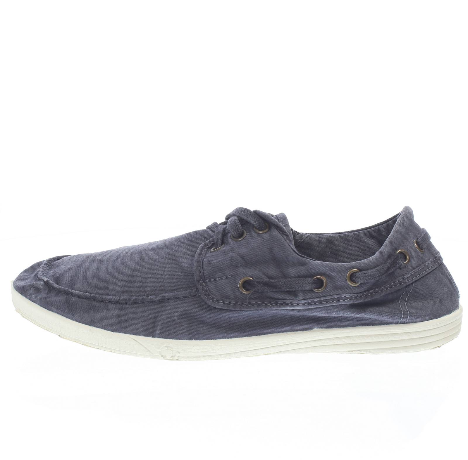 NATURAL WORLD Old Elbrus - Chaussures de bateau en tissu Homme bleu Photo 3