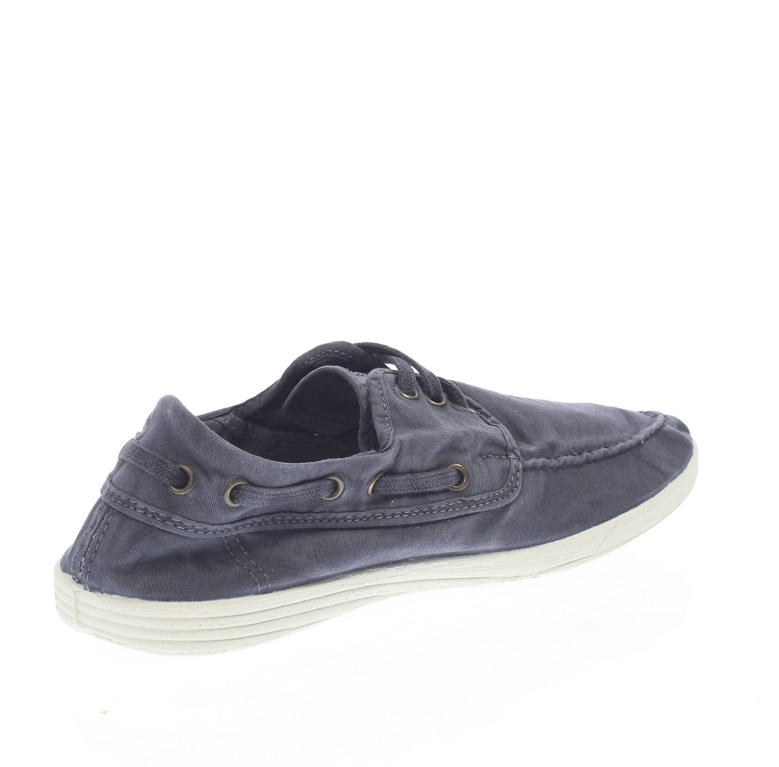 NATURAL WORLD Old Elbrus - Chaussures de bateau en tissu Homme bleu Photo 4