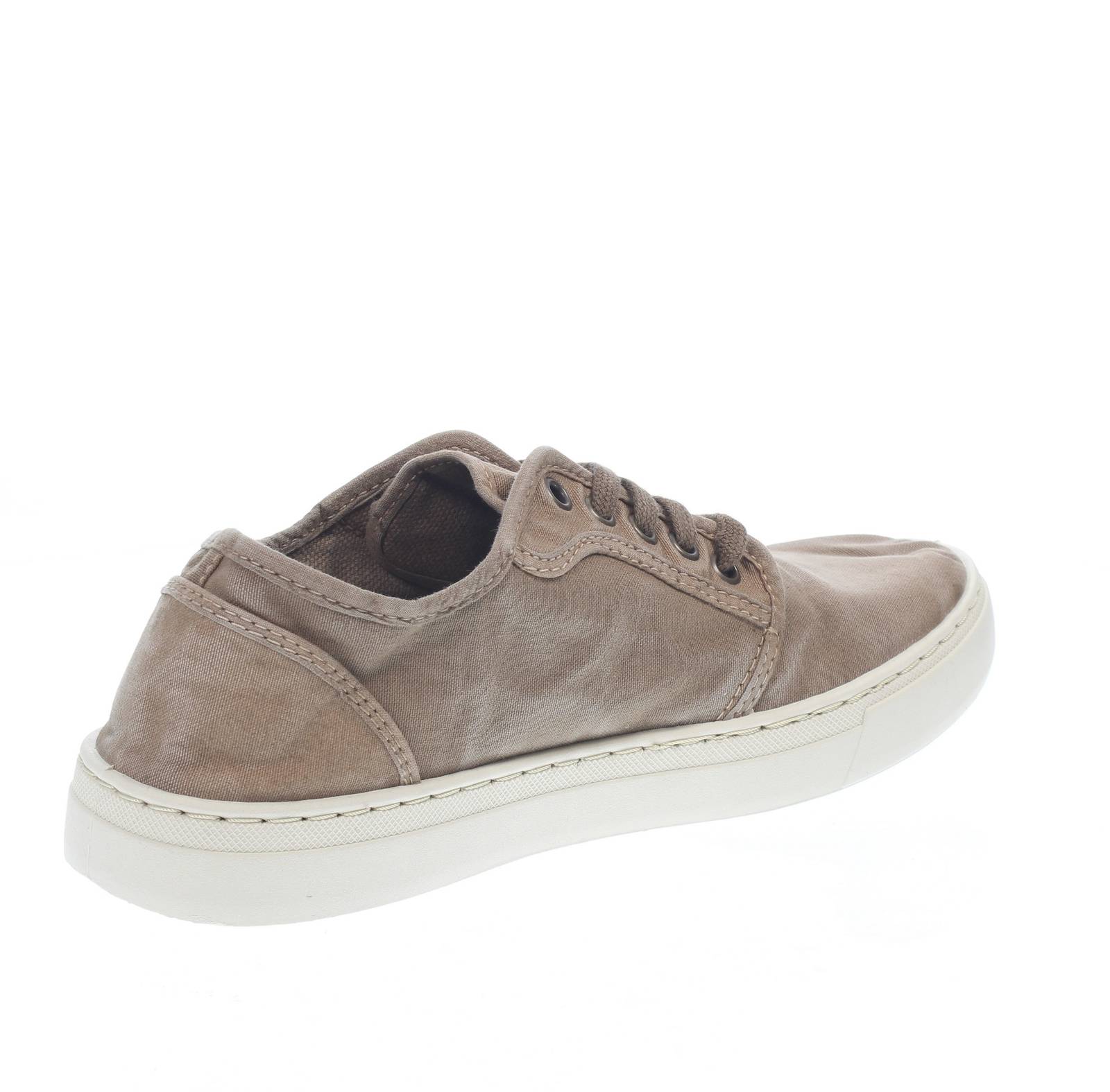 NATURAL WORLD Old Narciso - Sneakers basses en tissu Homme beige Photo 4