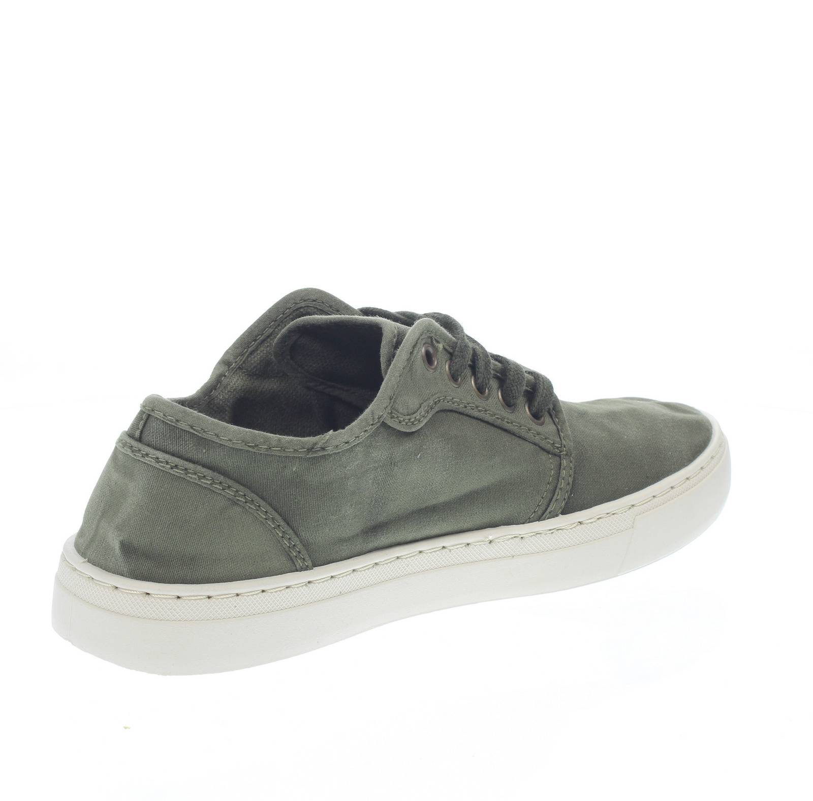 NATURAL WORLD Old Narciso - Sneakers basses en tissu Homme kaki Photo 4