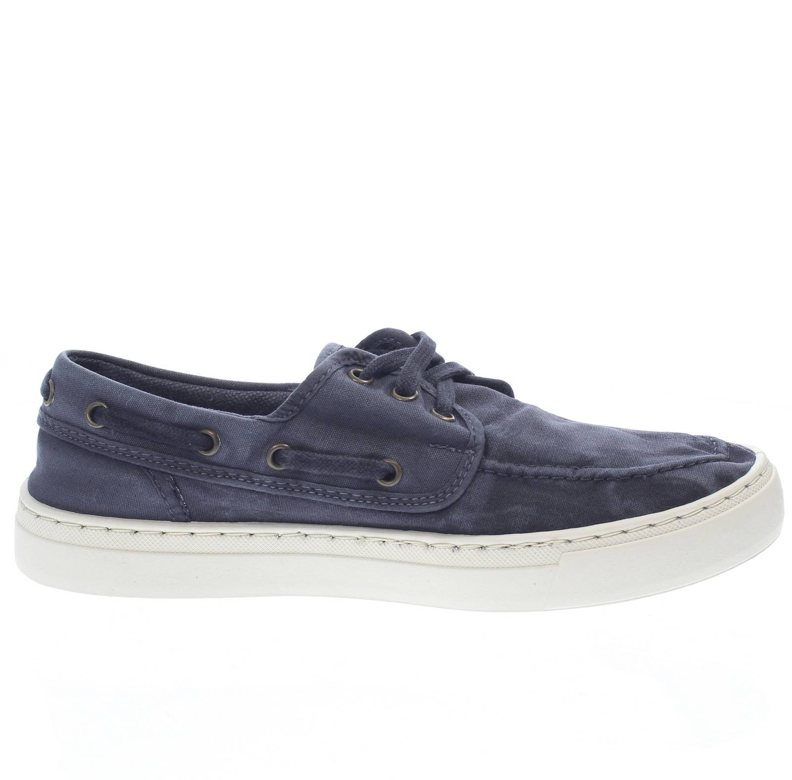 NATURAL WORLD Old Oak - Chaussures de bateau en tissu Homme bleu Photo 2