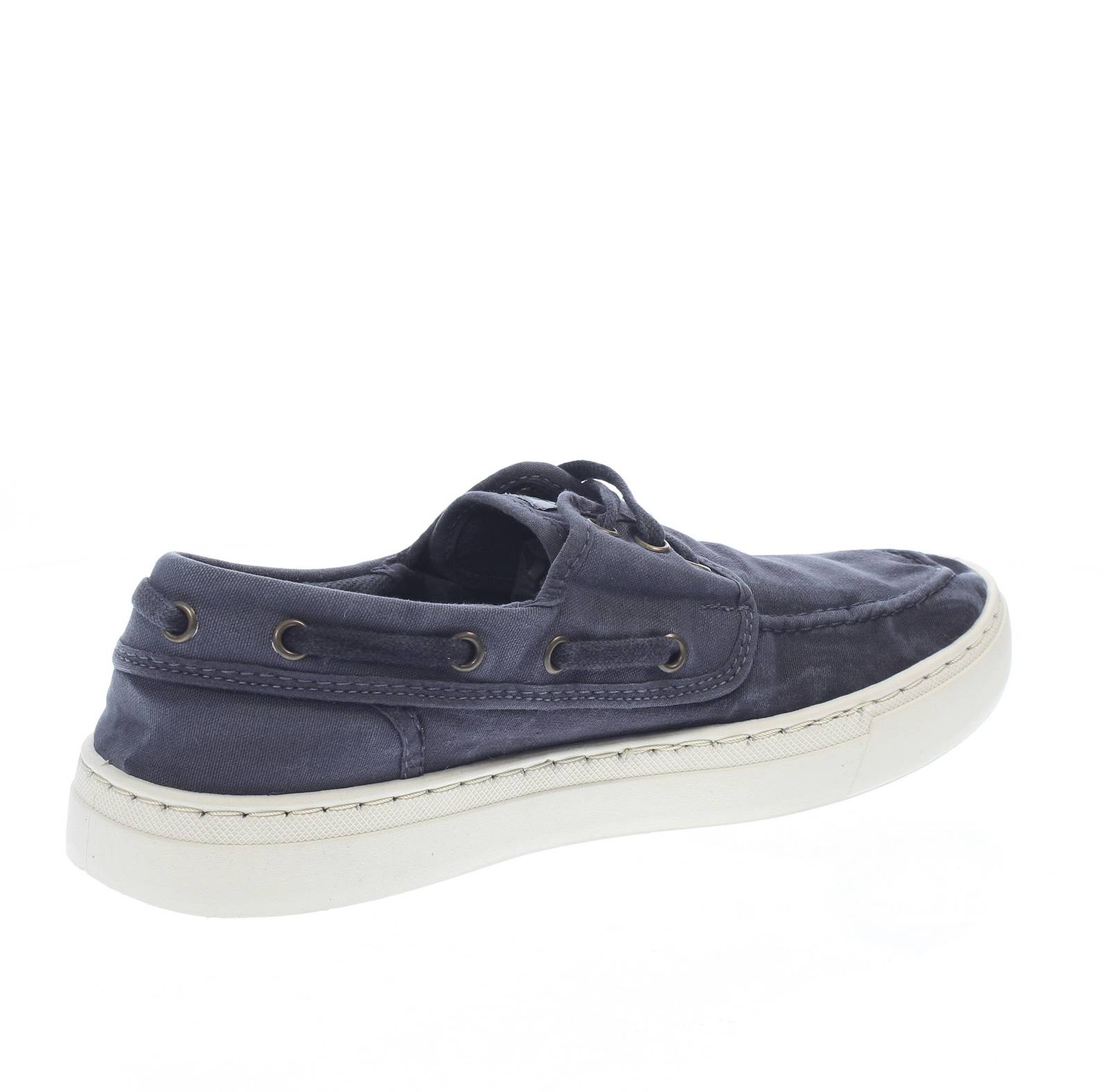 NATURAL WORLD Old Oak - Chaussures de bateau en tissu Homme bleu Photo 4