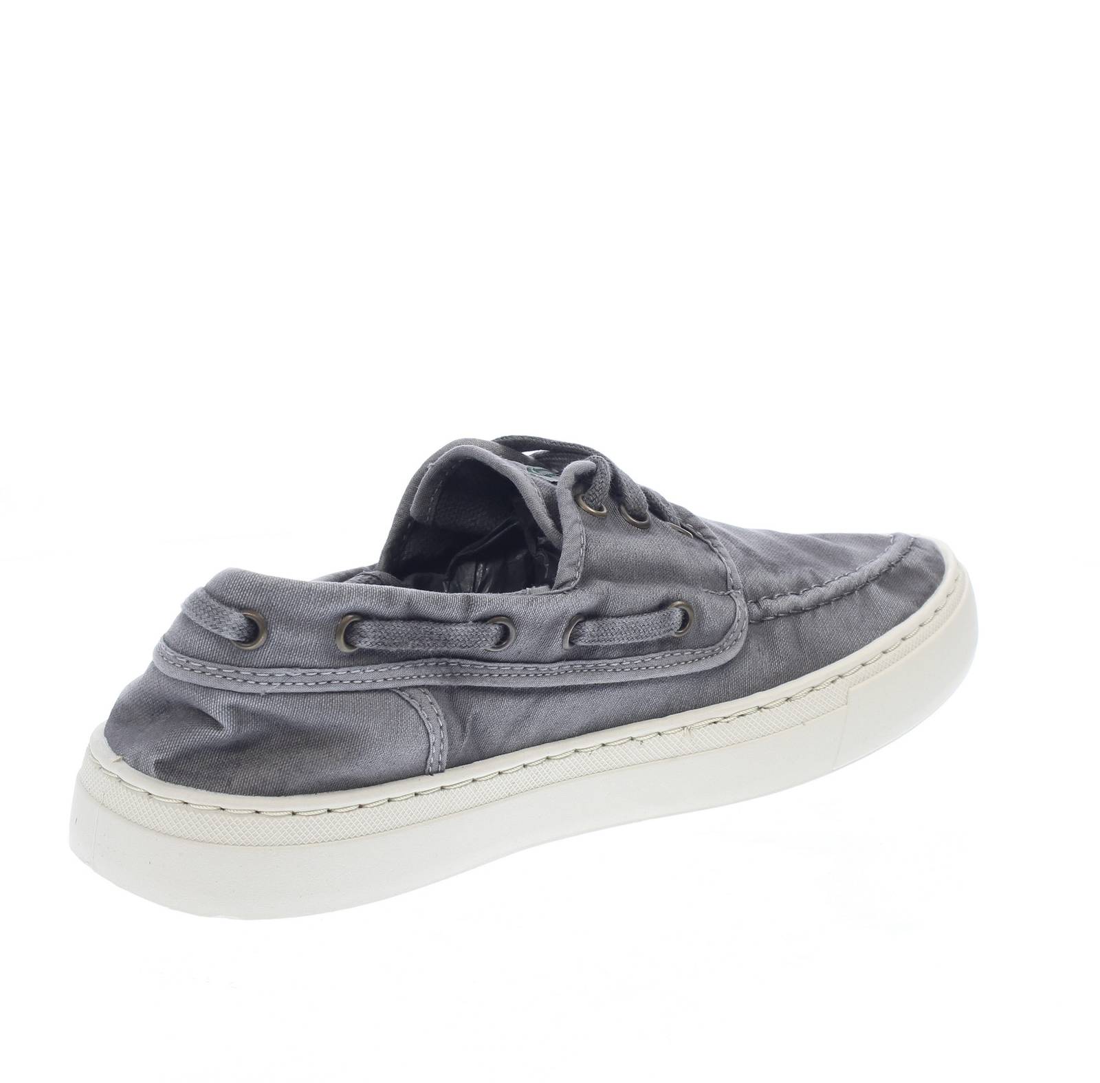 NATURAL WORLD Old Oak - Chaussures de bateau en tissu Homme gris Photo 4