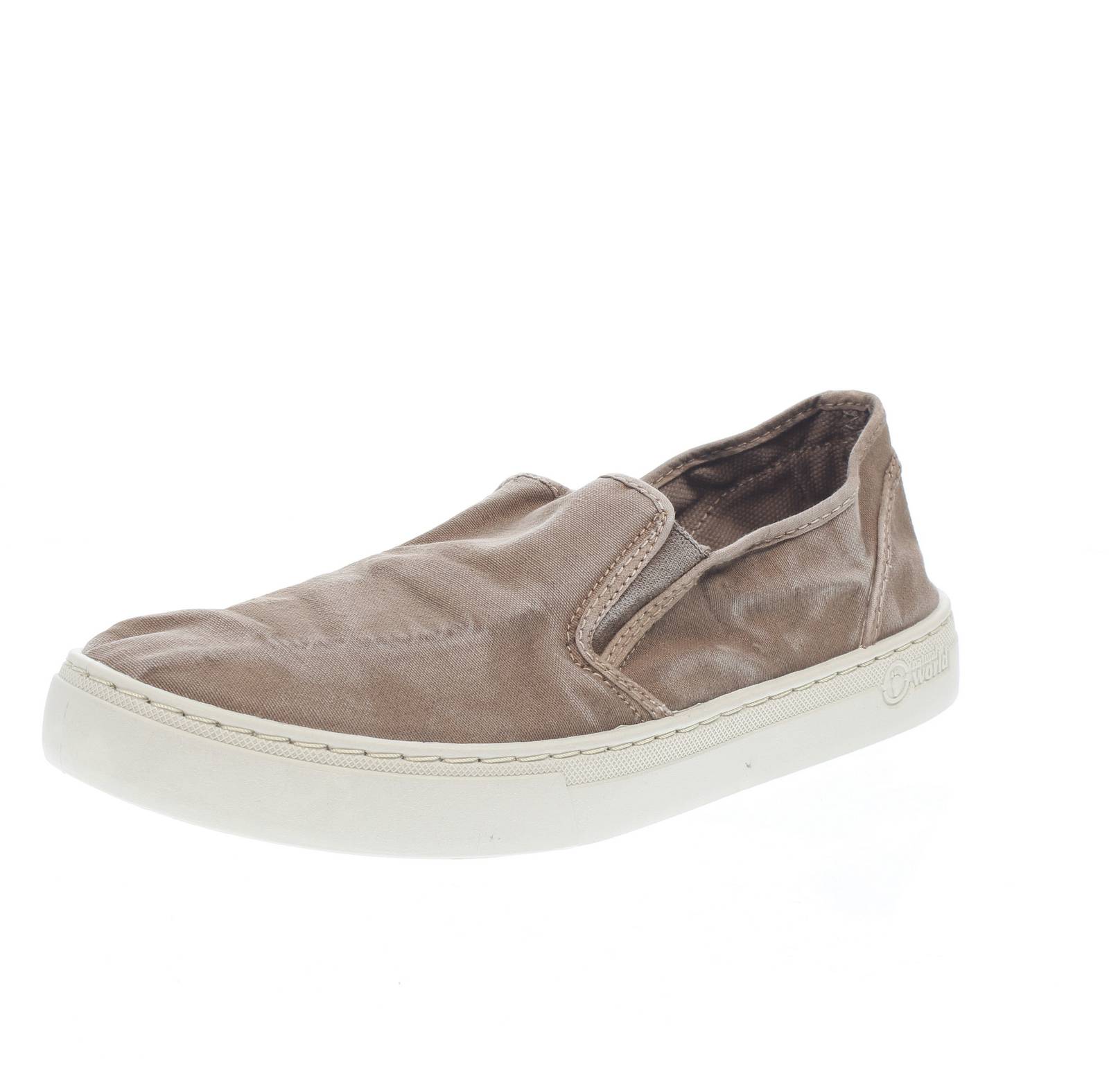Модель Natural World Old Gazelle - Слипоны бежевого цвета Tessuto - Uomo Scarpe Slip On