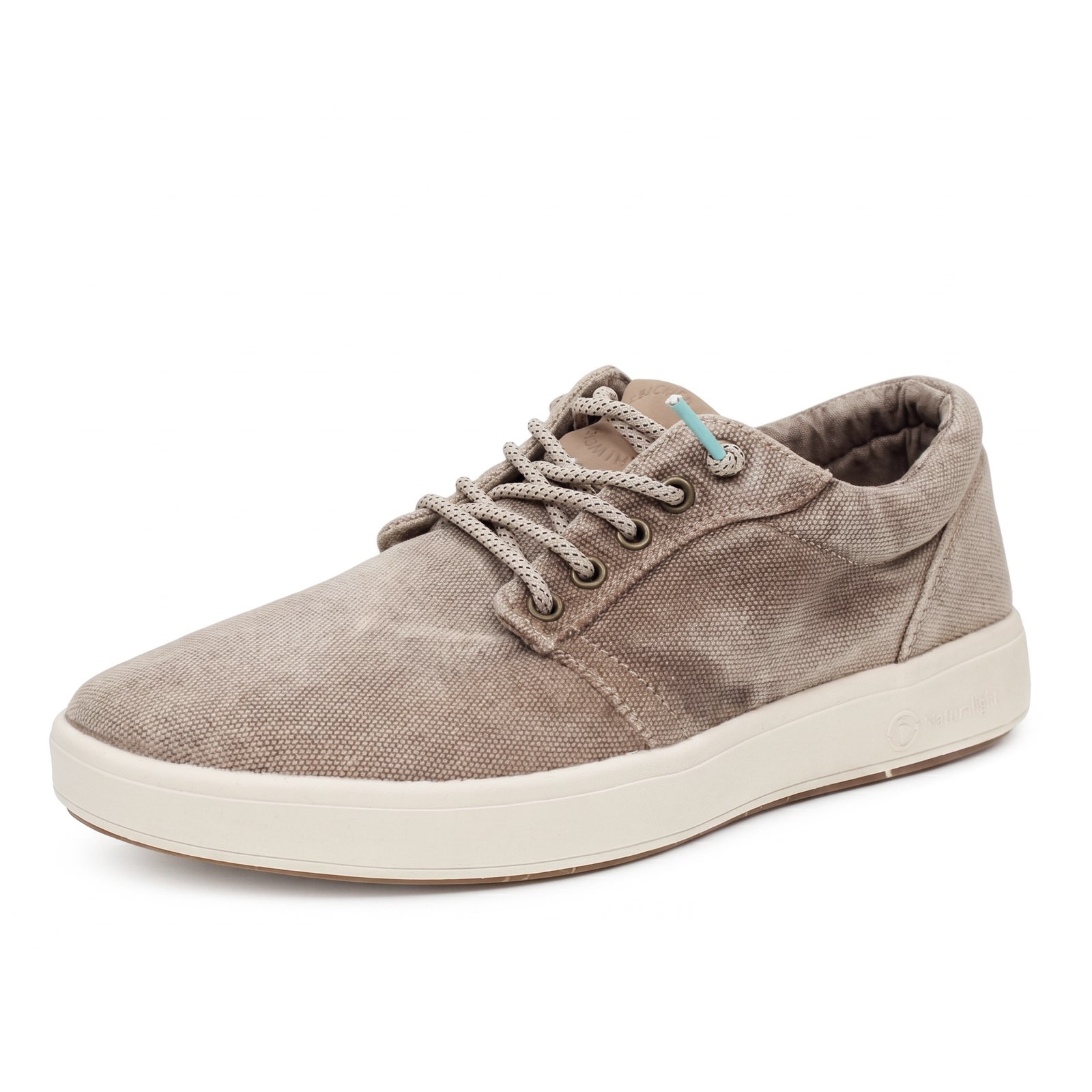 NATURAL WORLD Baskets en toile Homme sable