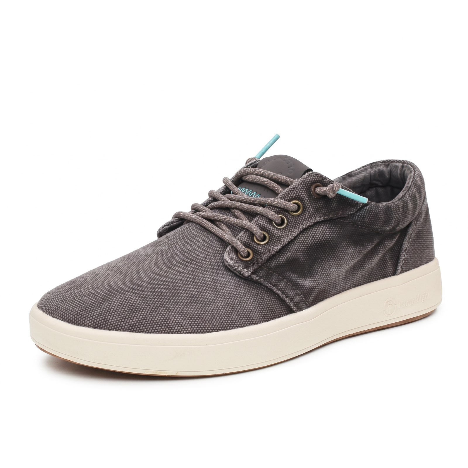 NATURAL WORLD Baskets en toile Homme noir