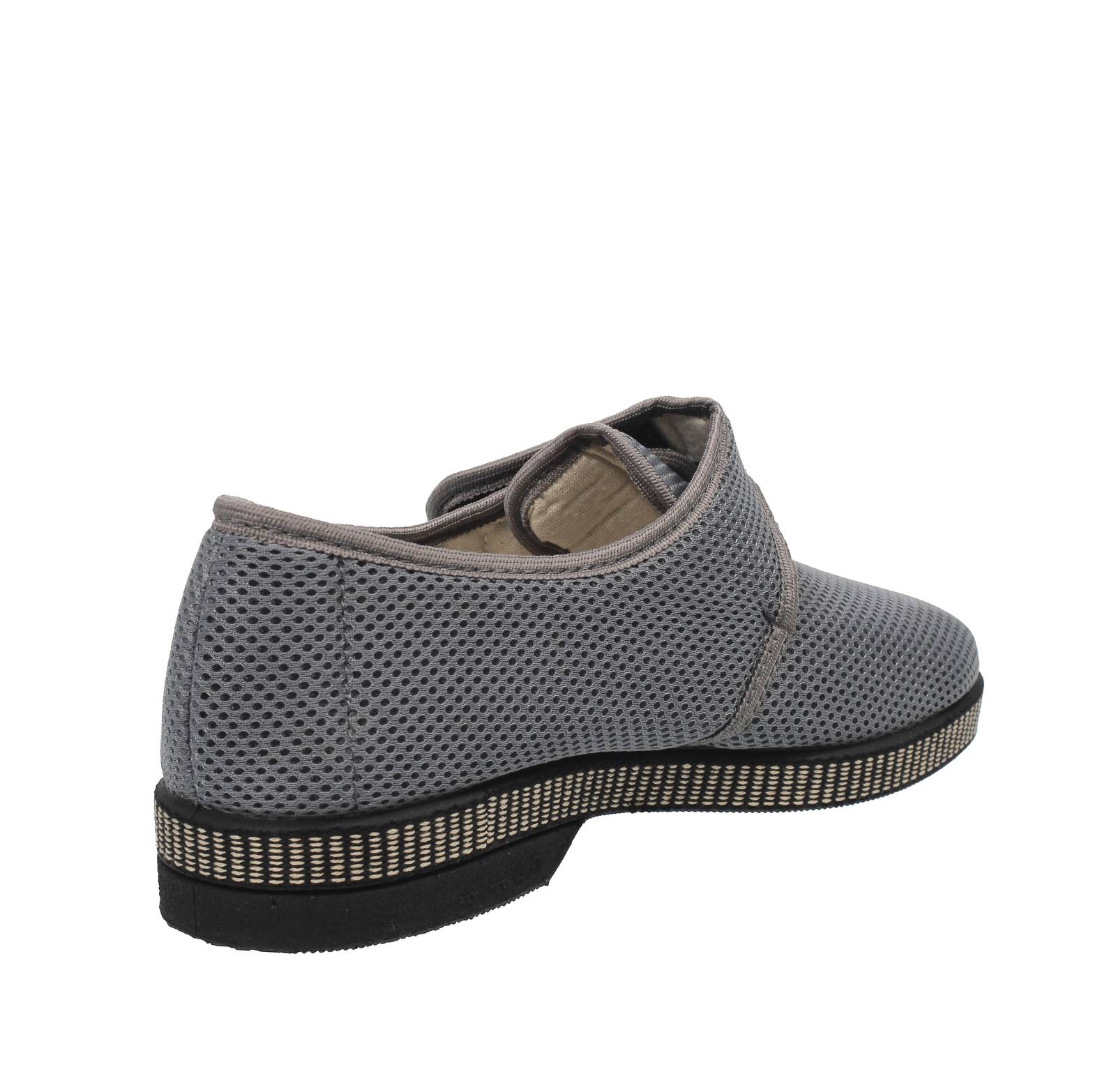 GREEN LIFE Netzslipper mit Riemen Herren grau Foto 4