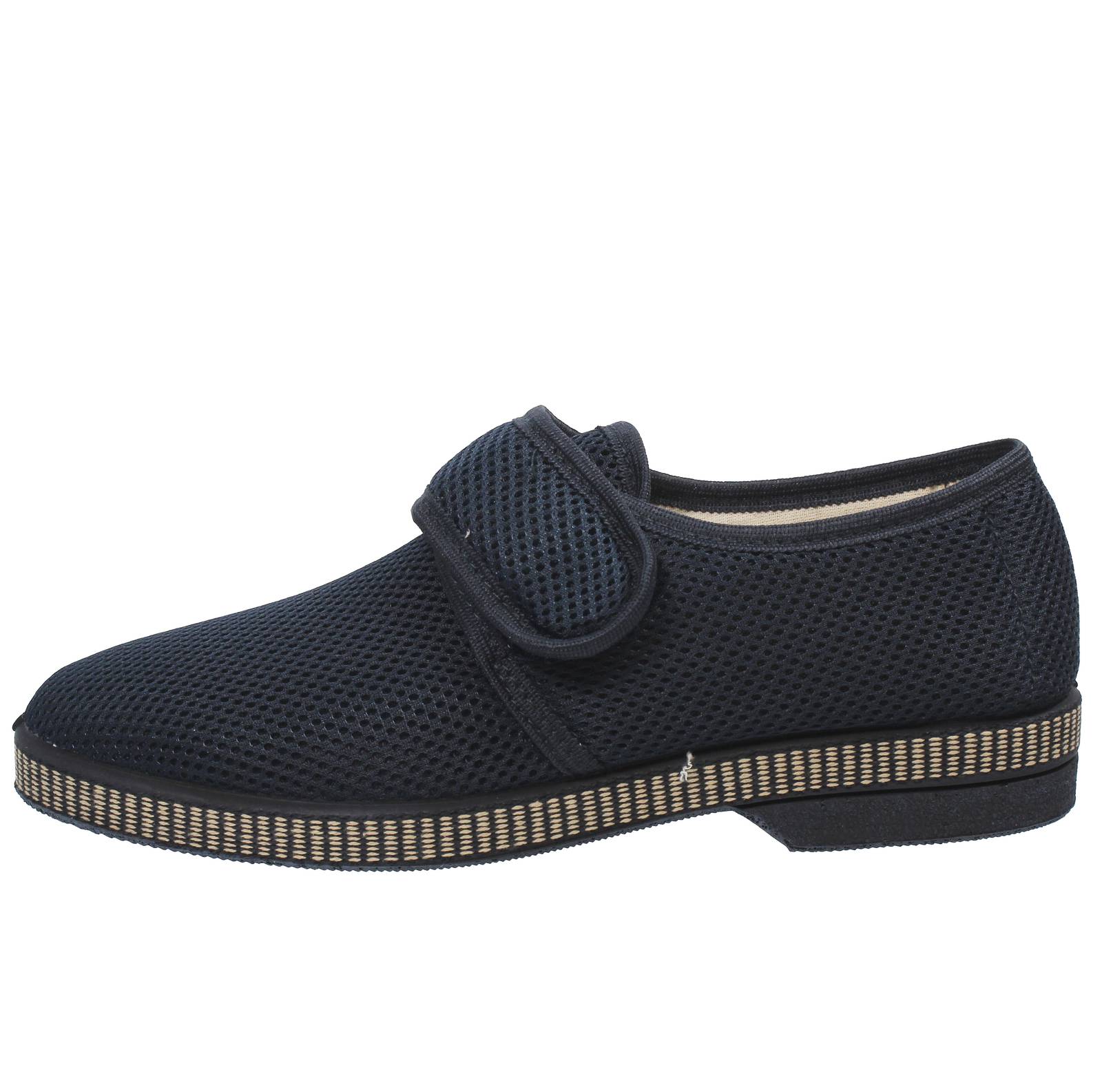 GREEN LIFE Netzslipper mit Riemen Herren blau Foto 3