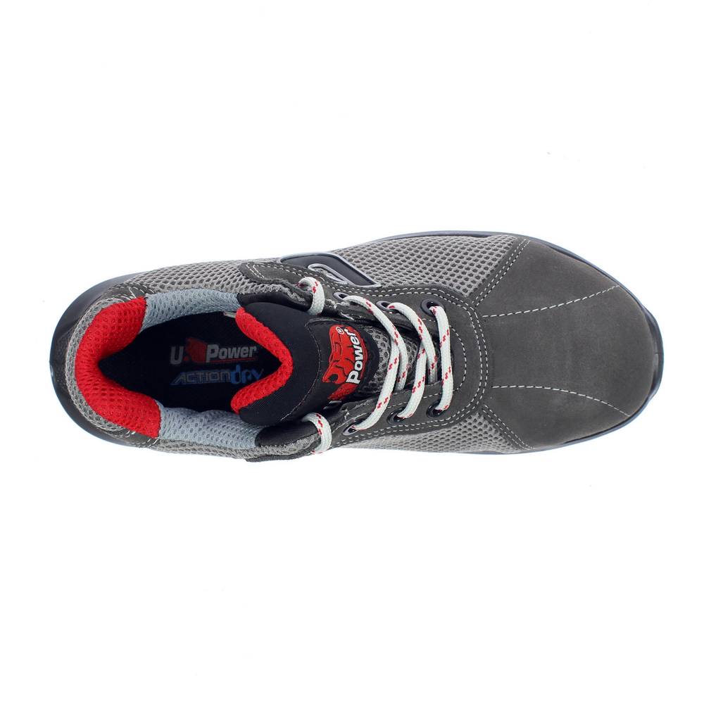 U power Coal S1p Src Antinfortunistiche Metal Free Safety Shoes Man Grey