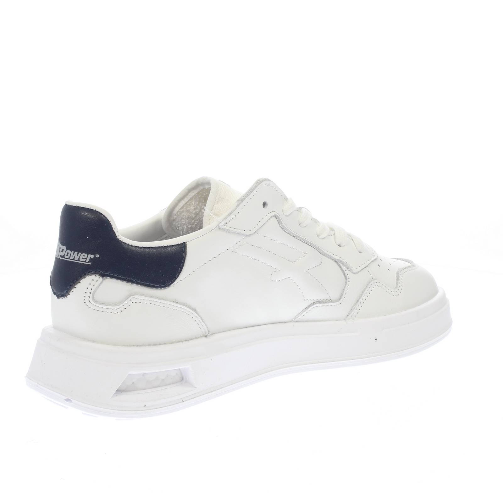 U-POWER Dragos - Leather Sneakers Man white Photo 4