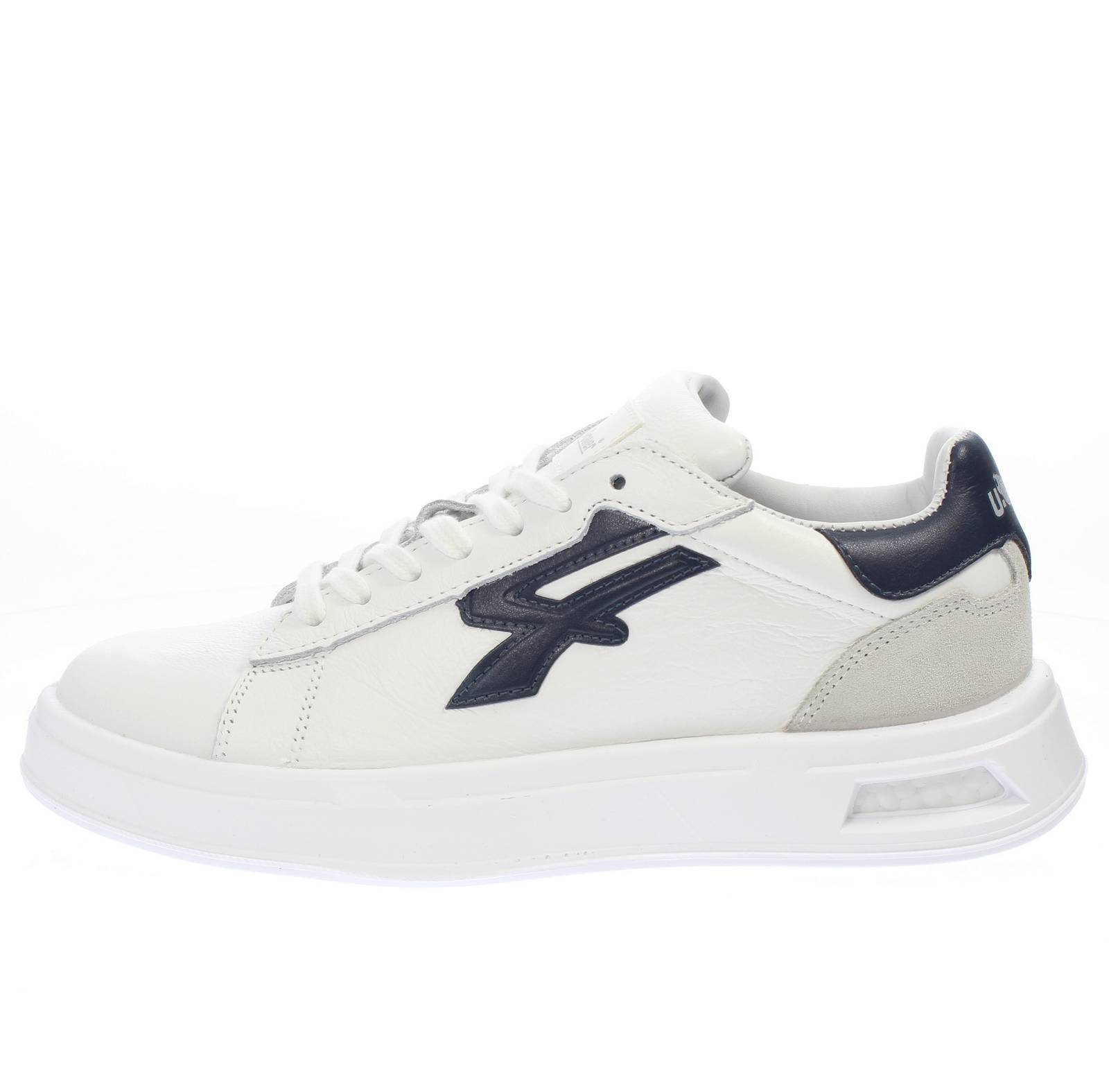 U-POWER Blair - Leather Sneakers Man white Photo 3