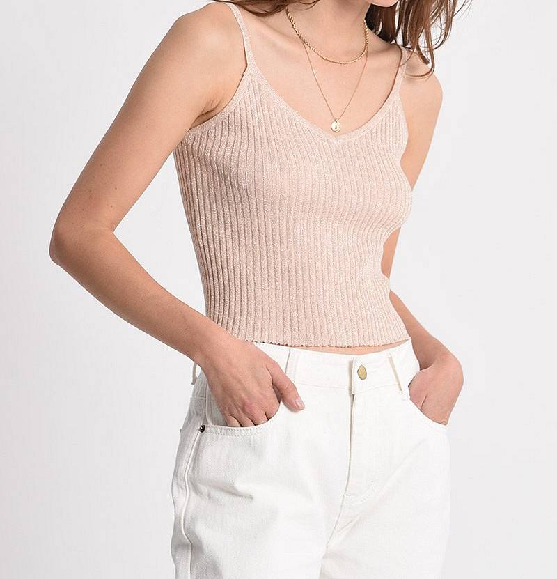 MOLLY BRACKEN Gestricktes Damen-Tank-Top Damen rosa