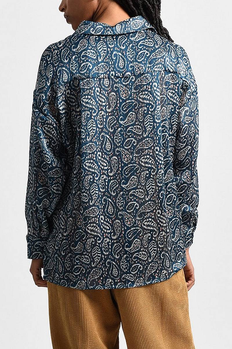 MOLLY BRACKEN Chemisier à imprimé paisley Femme bleu Photo 2