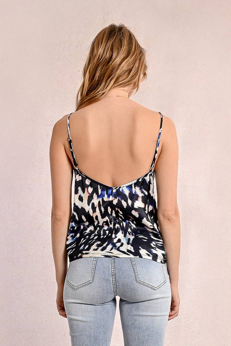 MOLLY BRACKEN Gewebtes Damen-Camisole Damen schwarz Foto 2