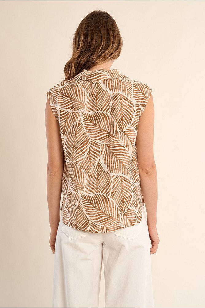MOLLY BRACKEN Ladies Woven shirt Woman brown Photo 4