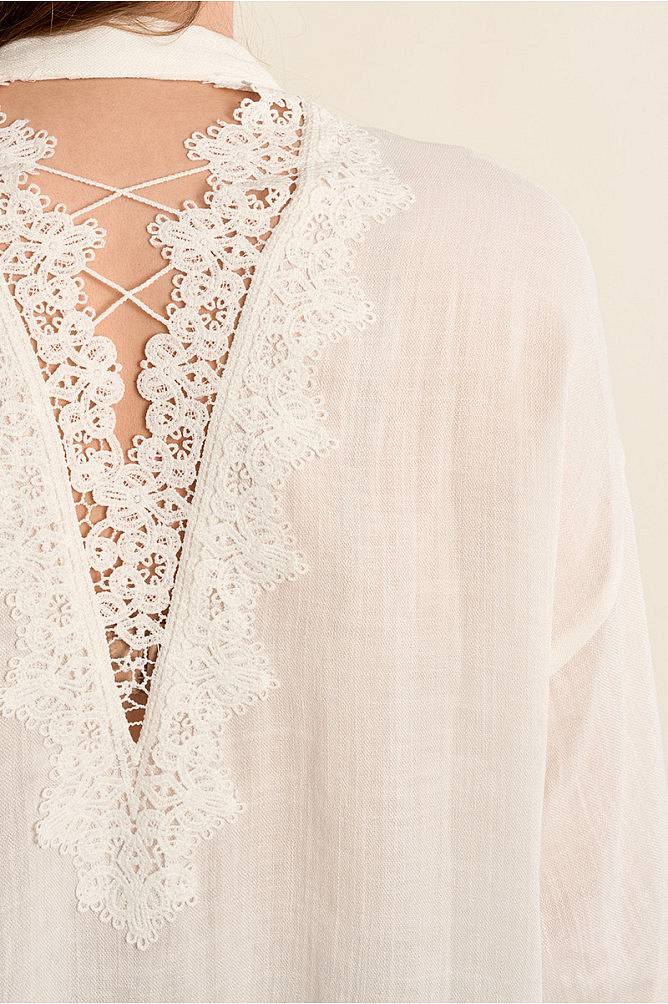 MOLLY BRACKEN Chemise tissée pour dames Femme blanc Photo 3