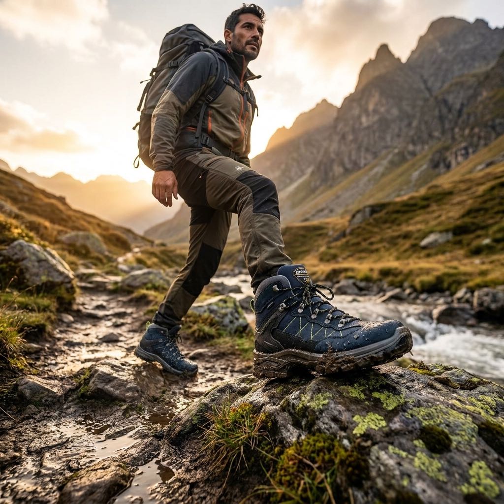 GRISPORT Botte de trekking Scam Mid Homme bleu Photo 2