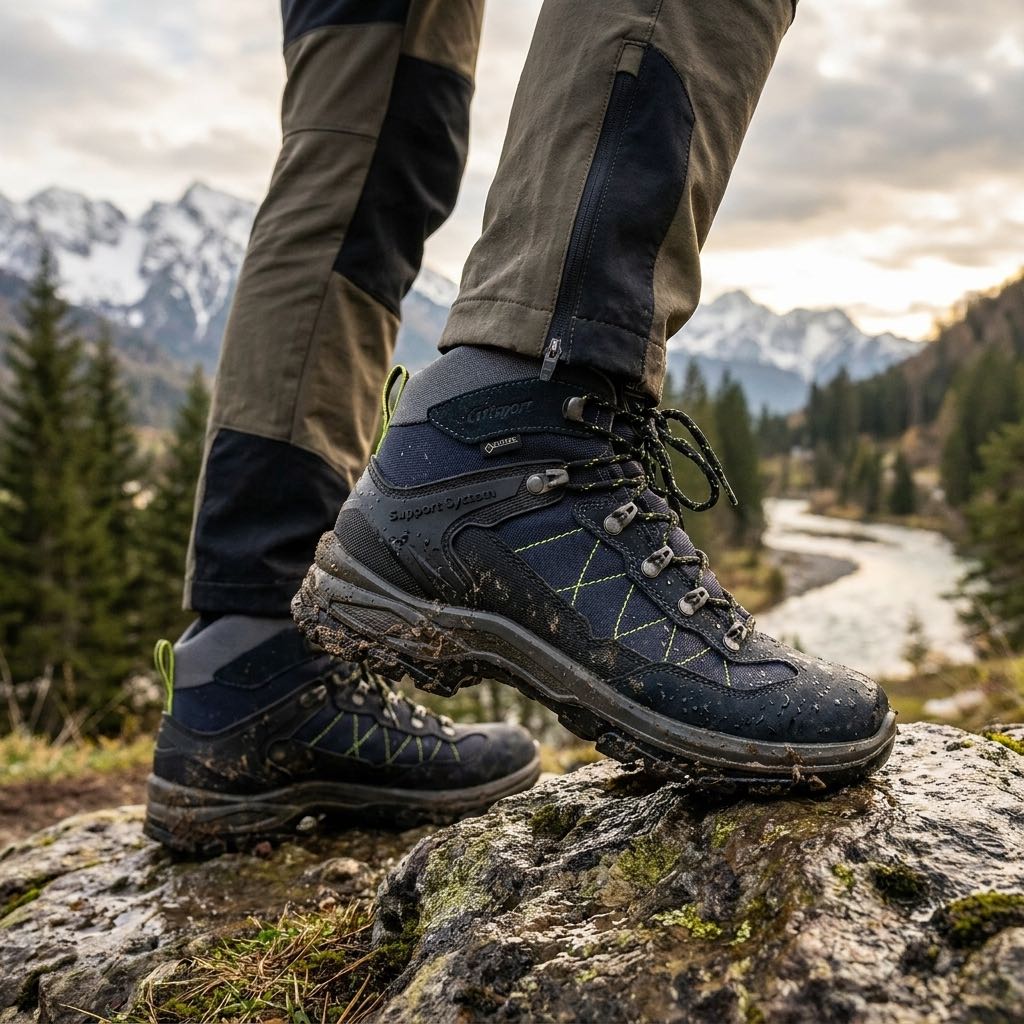 GRISPORT Botte de trekking Scam Mid Homme bleu Photo 5