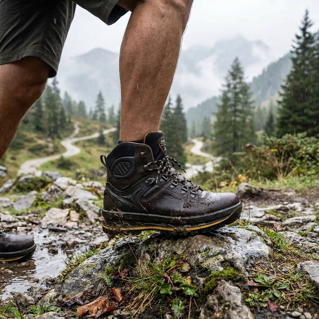 GRISPORT Mid Waterproof Trekking Boots Man brown Photo 5