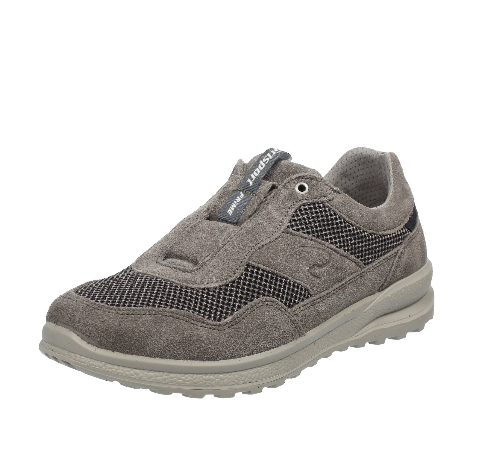 Слипоны Grisport в Пелле-и-Тессуто-Гриджио - Слипоны Uomo Scarpe