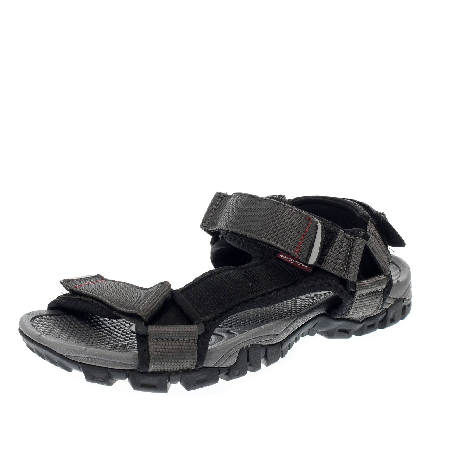 GRISPORT Sandales ouvertes en tissu Homme gris Photo 1
