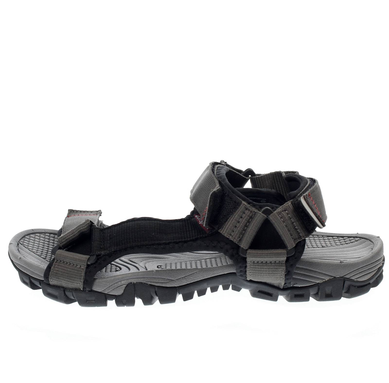 GRISPORT Sandales ouvertes en tissu Homme gris Photo 3