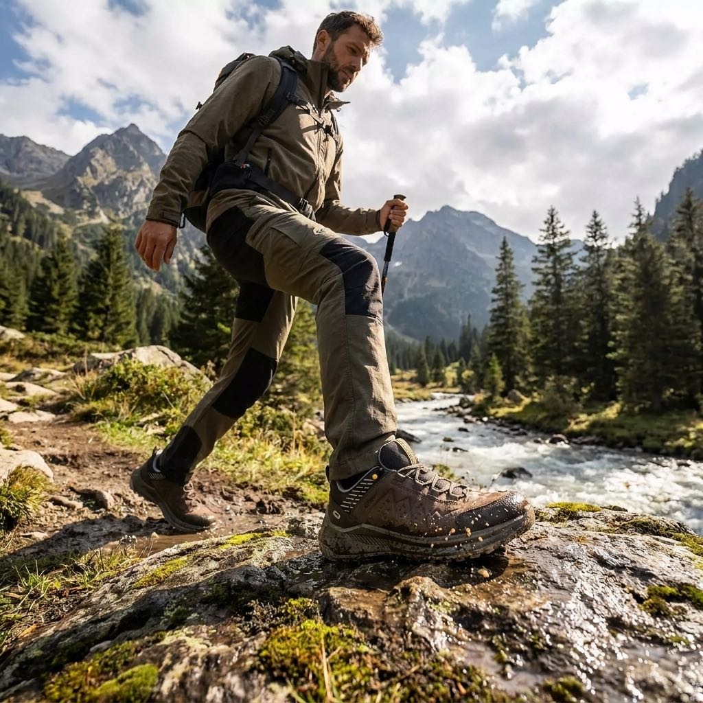 GRISPORT Trekking Low - Waterproof Trekking Shoes Man brown Photo 2