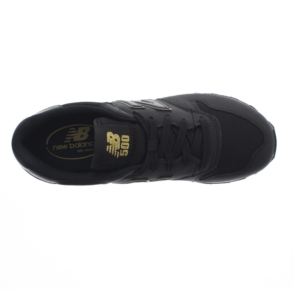 new balance 500 black leather