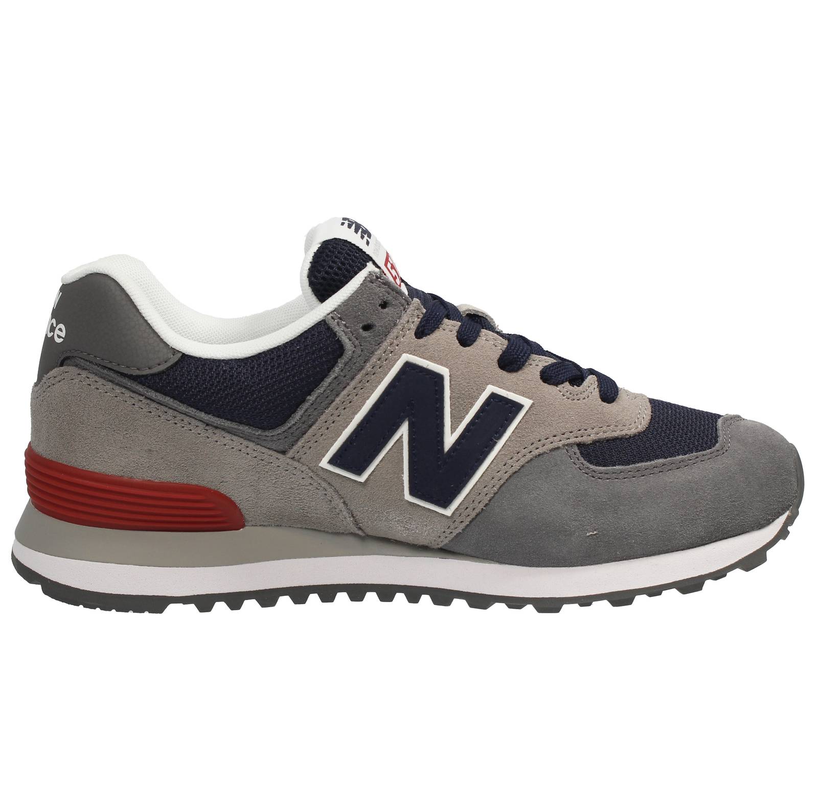 NEW BALANCE ML 574 - Sneakers Basse in Suede Mesh Uomo grigio Foto 2