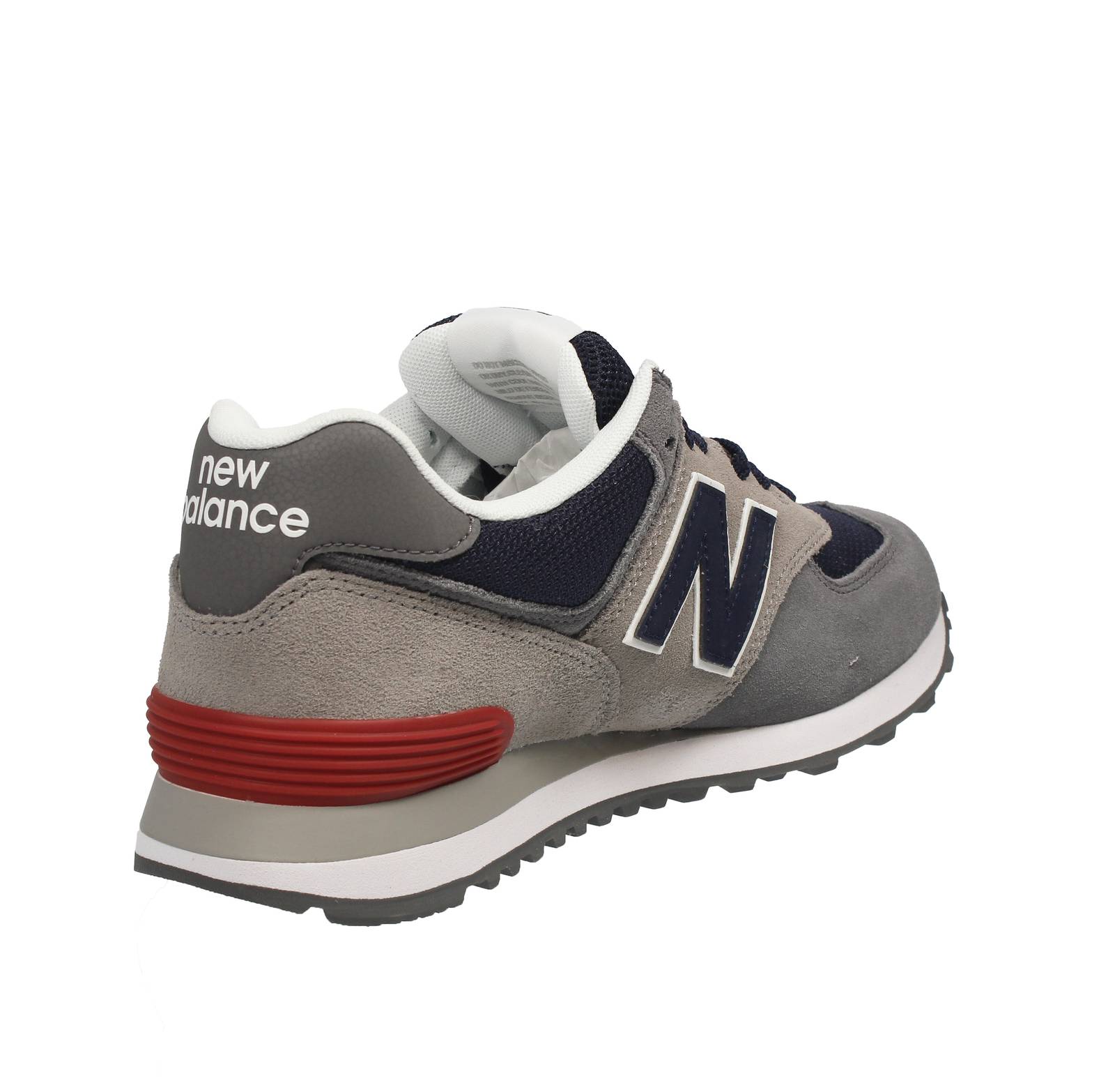 NEW BALANCE ML 574 - Sneakers Basse in Suede Mesh Uomo grigio Foto 4