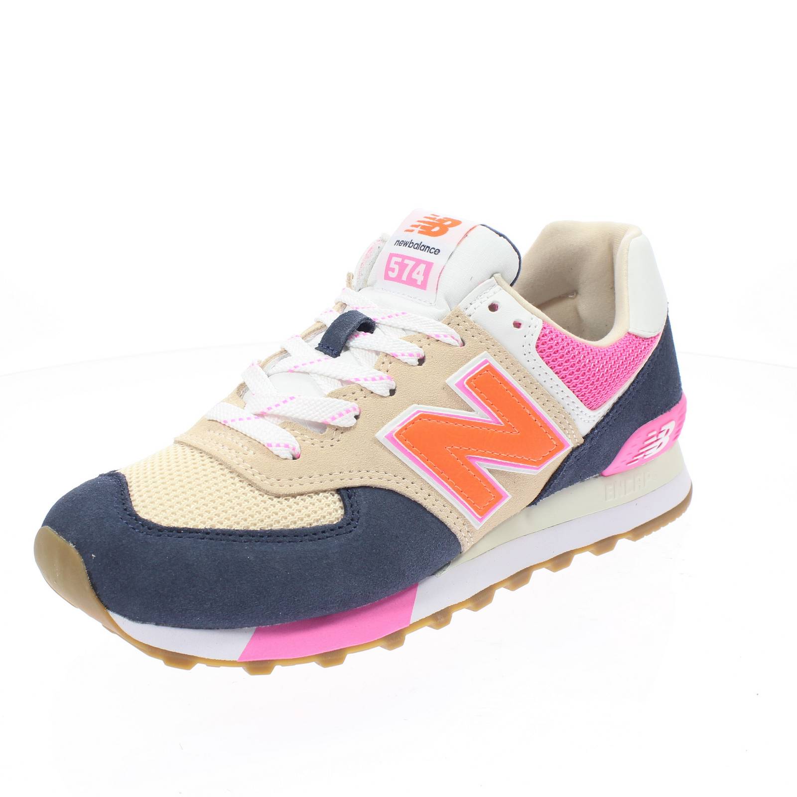 New Balance Wl 574 Beige - Donna Scarpe Sneakers Sportive