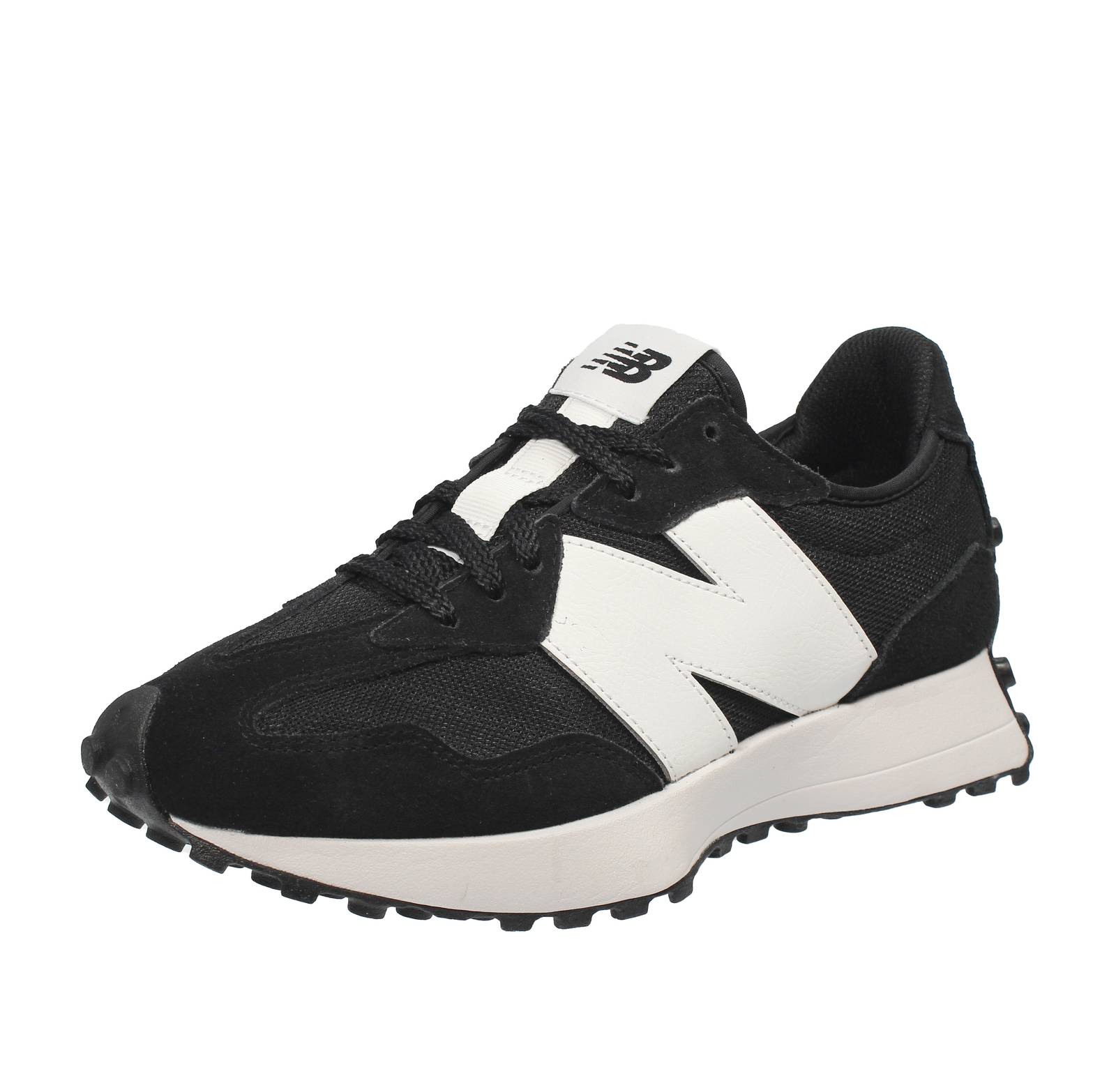 NEW BALANCE MS 327 - Sneakers en daim et en maille Homme noir