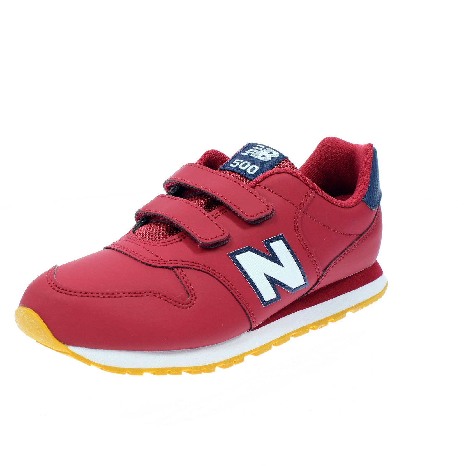 NEW BALANCE PV GV 500 - Sneakers Basse con strappi Junior rosso