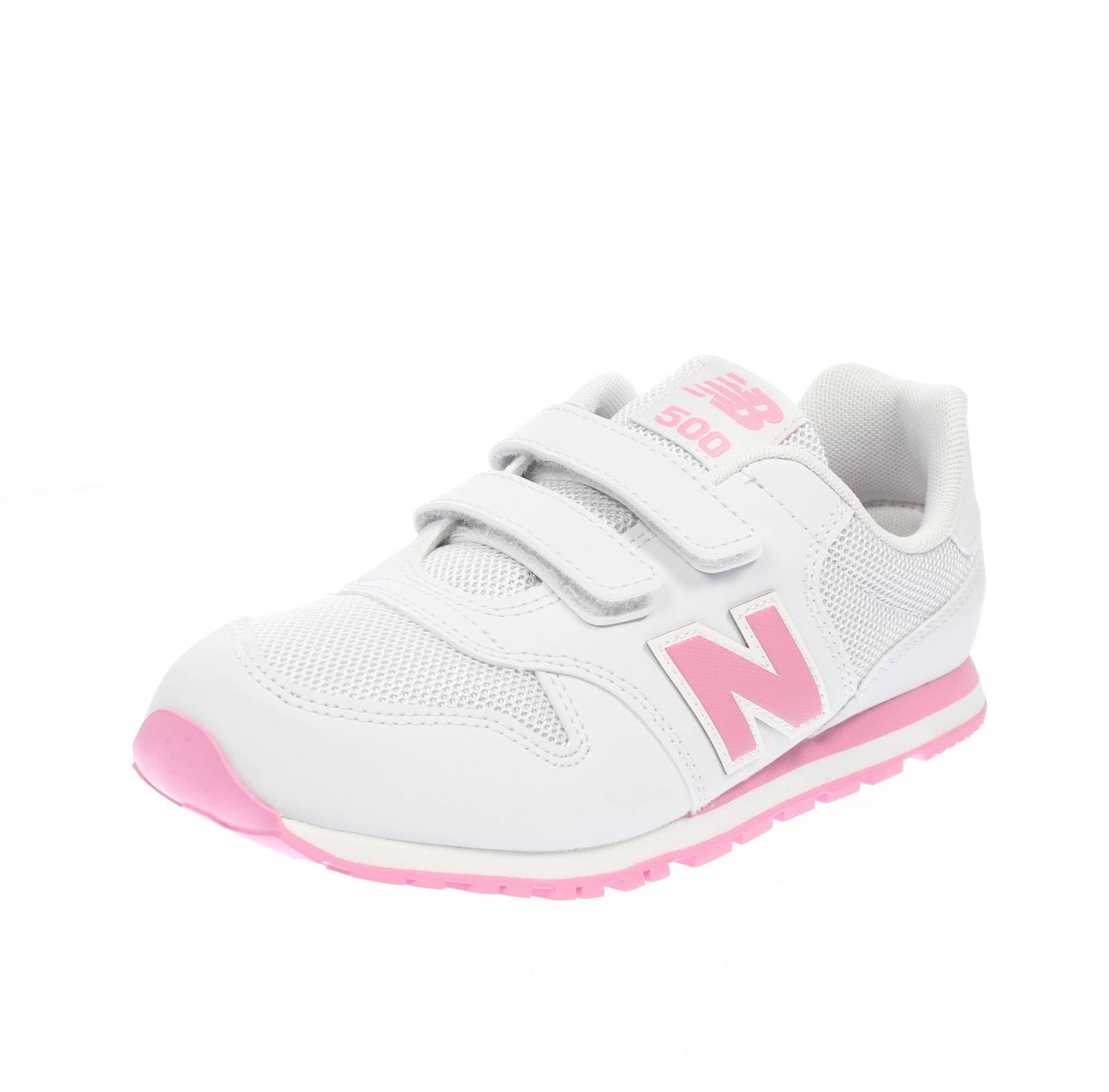 NEW BALANCE PV GV 500 - Sneakers Basse con strappi Junior bianco