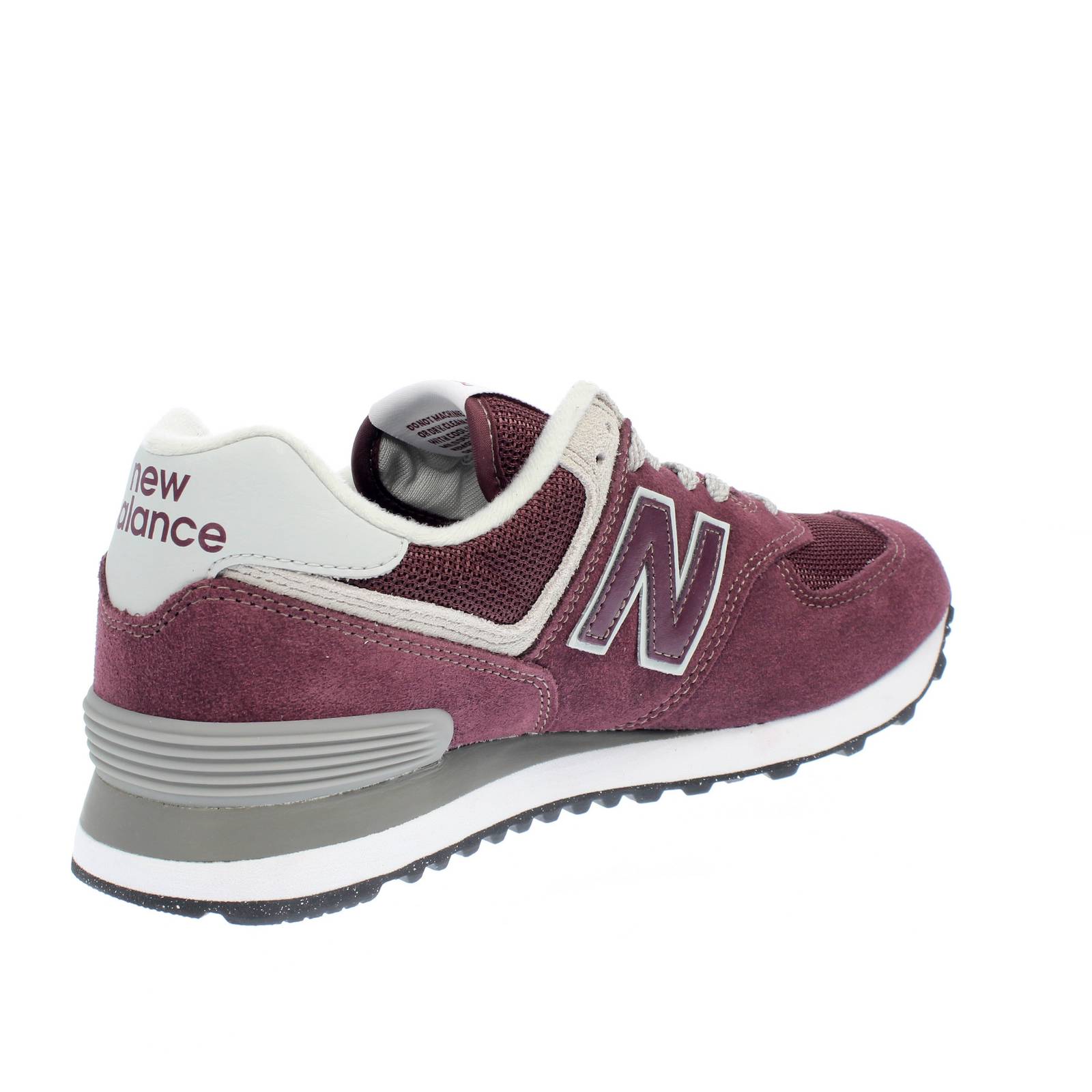 NEW BALANCE ML 574 – Niedrige Sneakers aus Wildleder Herren bordeaux Foto 4