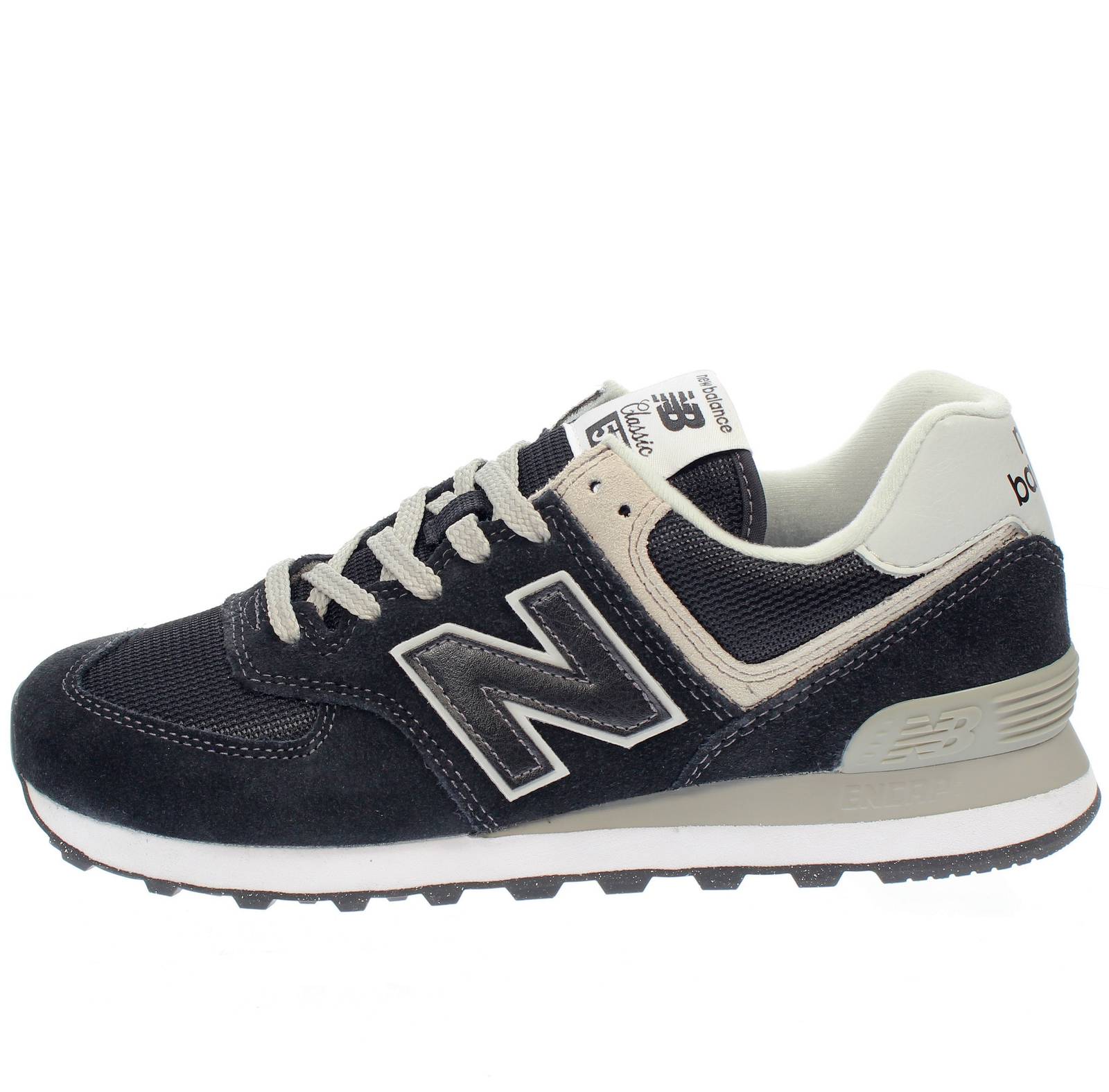 NEW BALANCE ML 574 - Sneakers basse in Suede Uomo nero Foto 3