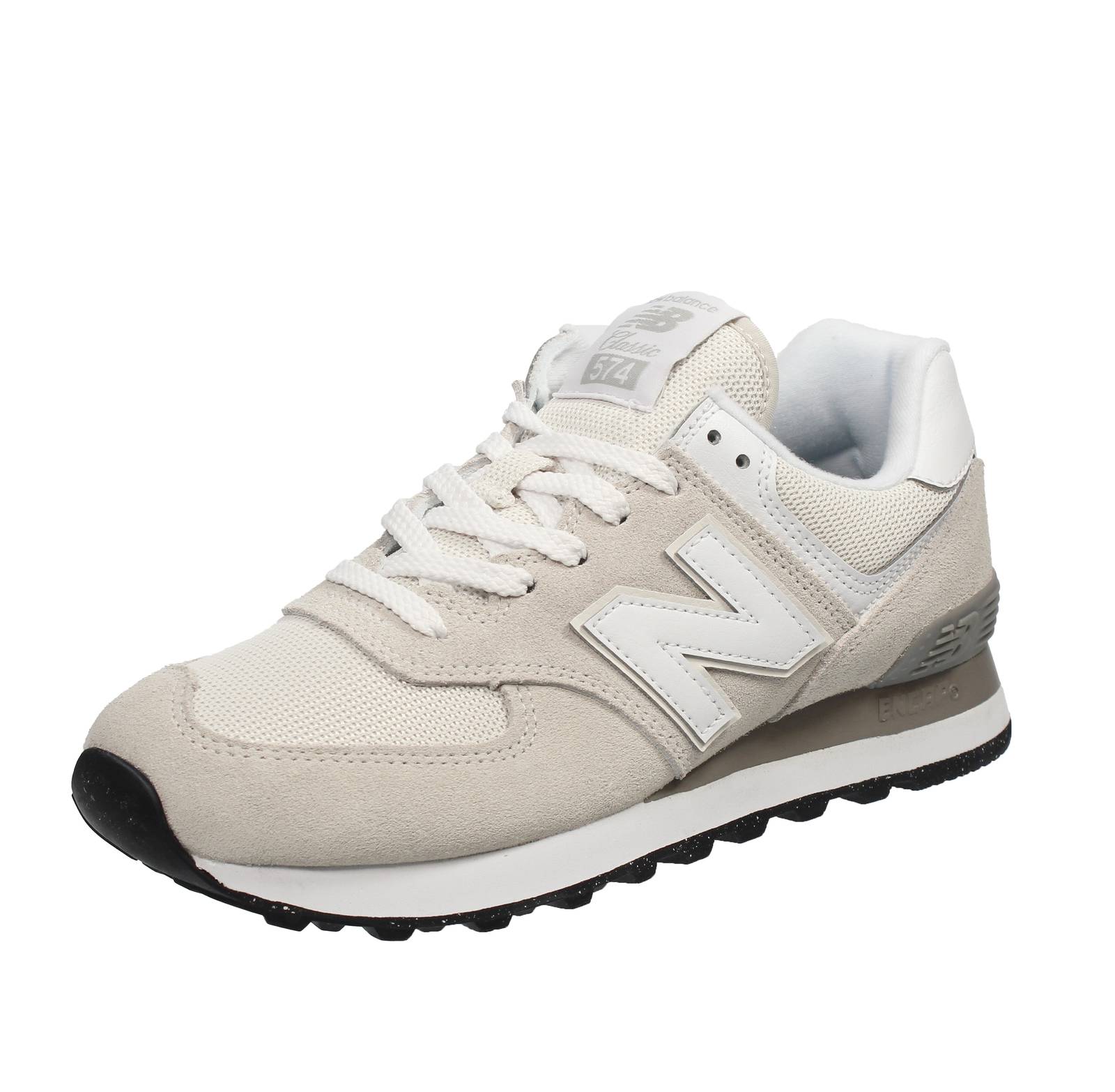 NEW BALANCE WL 574 - Sneakers in Suede e Mesh Donna sabbia