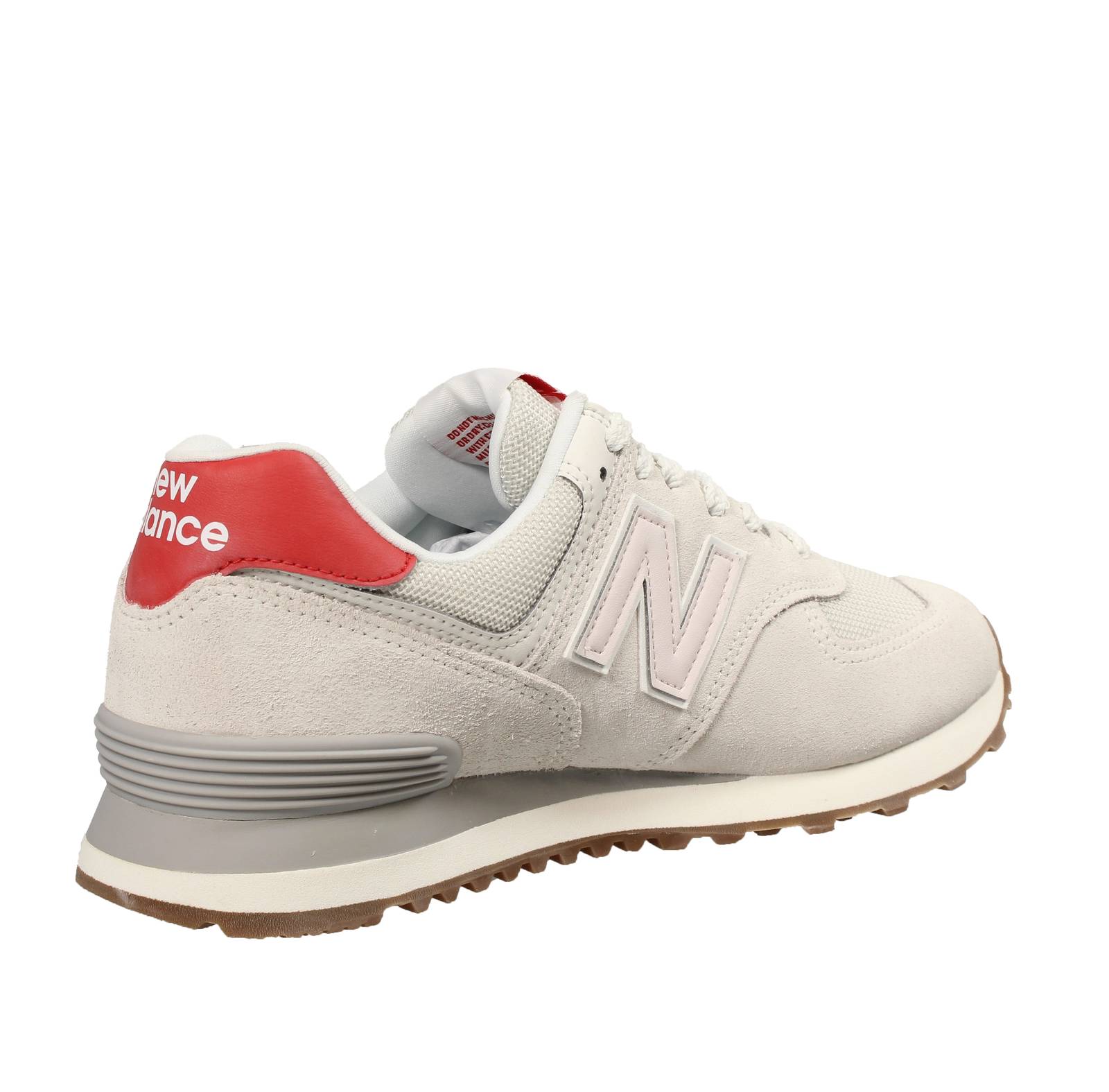 NEW BALANCE WL 574 - Sneakers in Suede e Mesh Donna grigio Foto 4