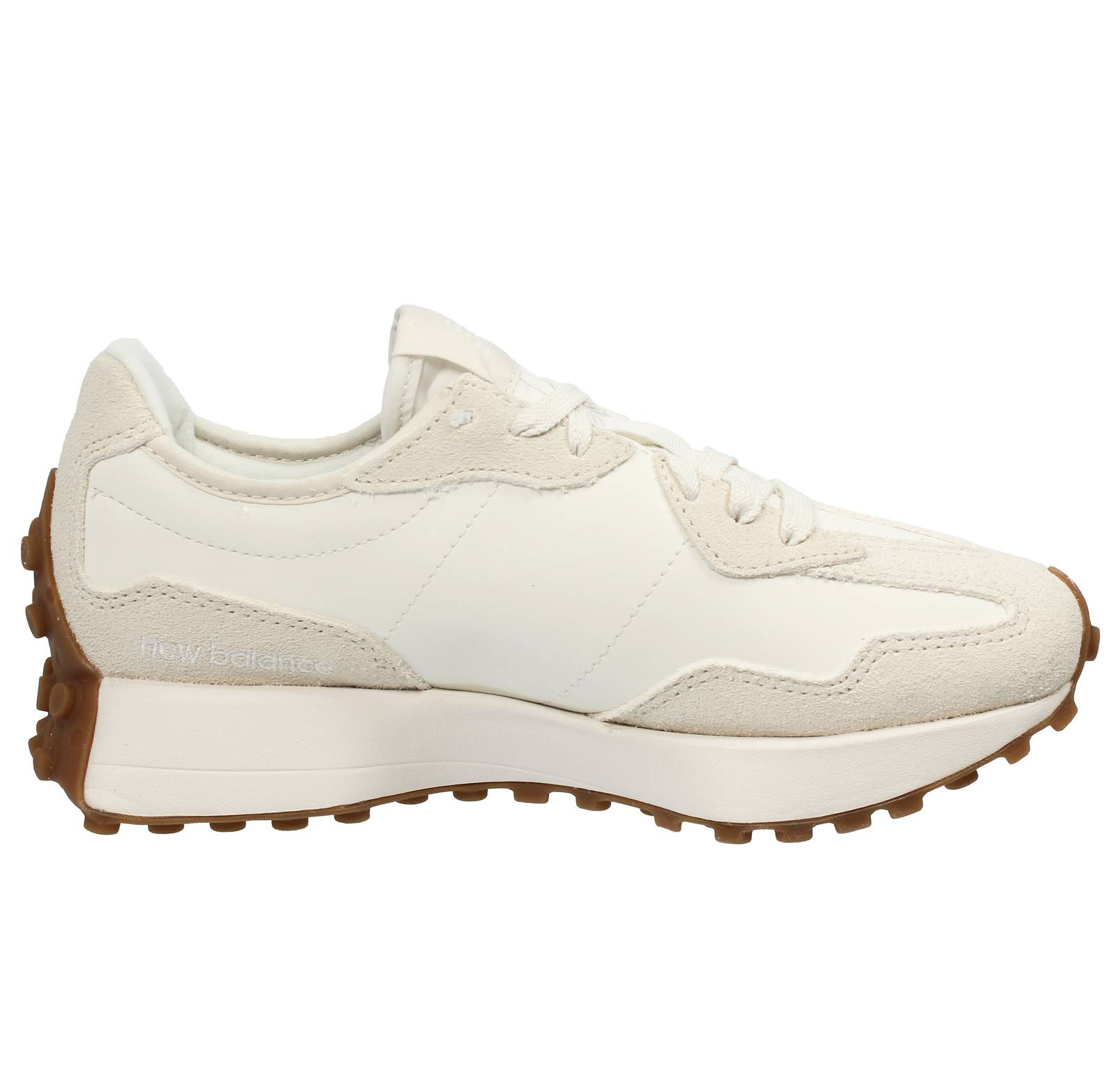 NEW BALANCE WS 327 - Sneakers Suede e mesh Donna beige Foto 2