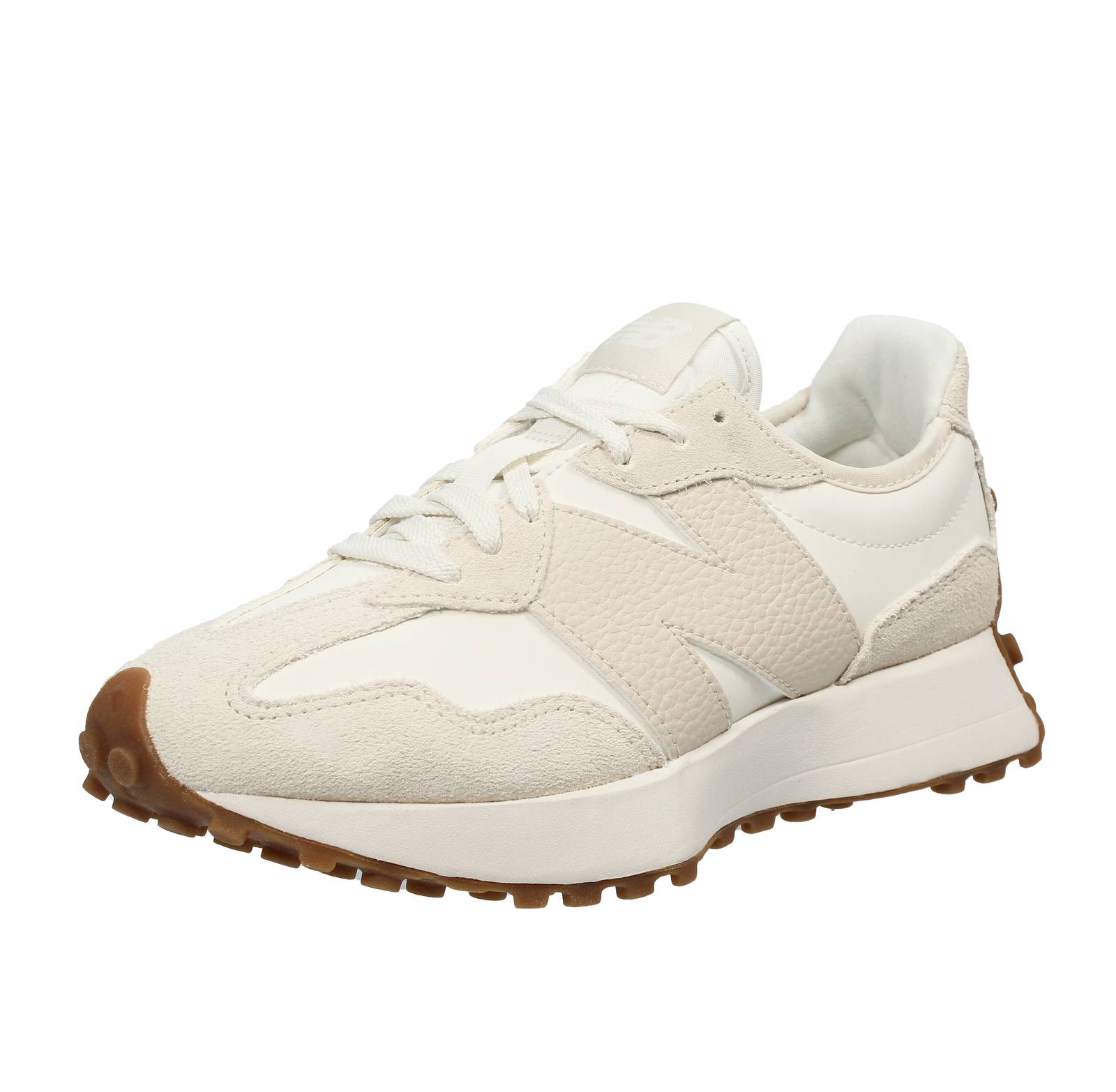 NEW BALANCE WS 327 - Sneakers Suede e mesh Donna beige